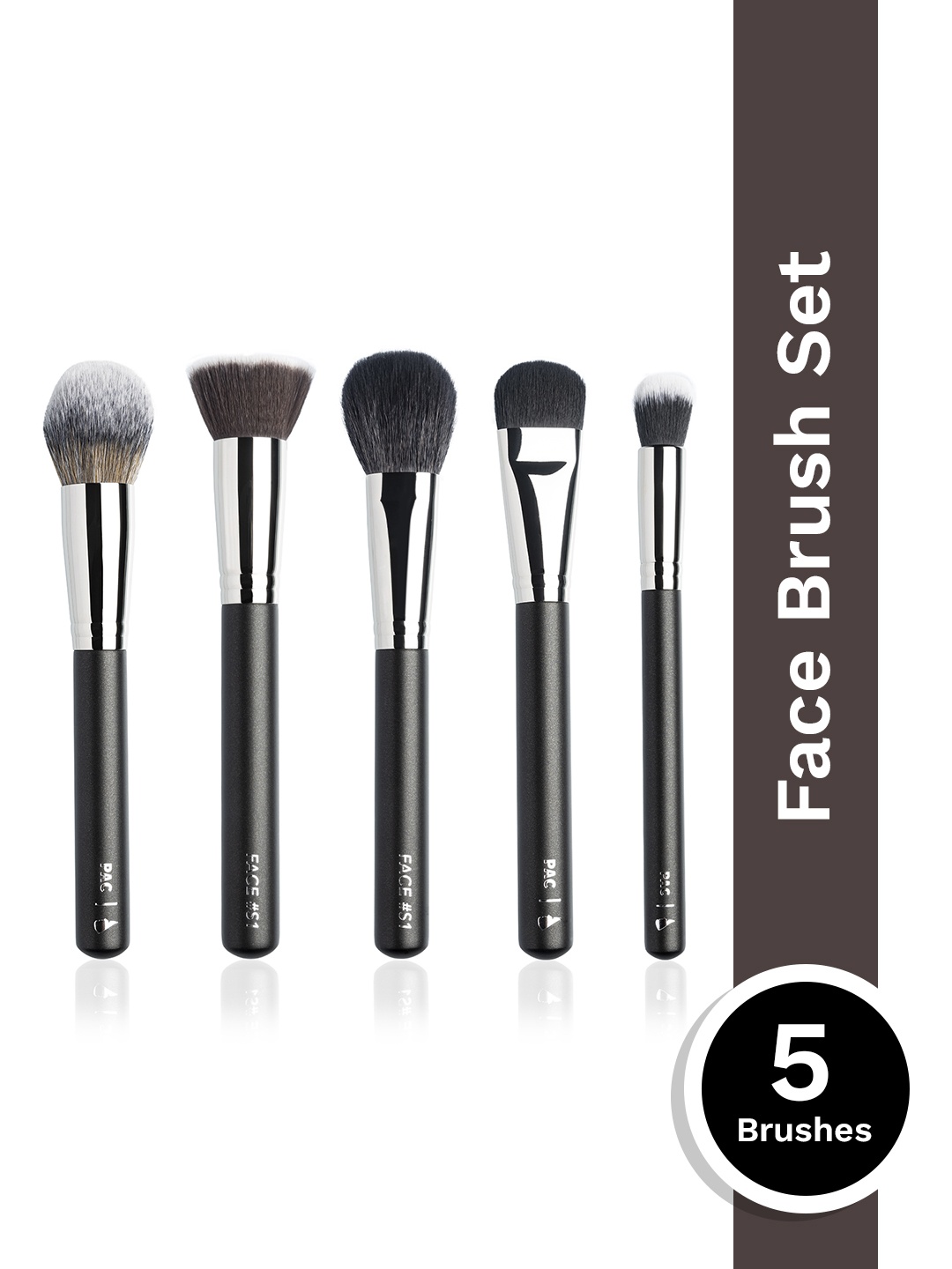 

PAC Face Series - 5 Brushes, Black