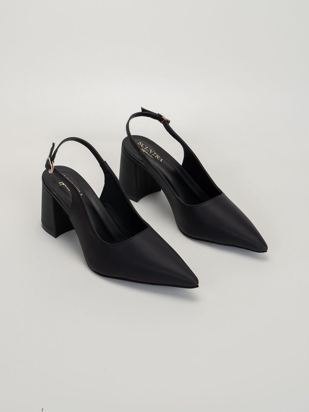 

SCENTRA Party Block Pumps, Black