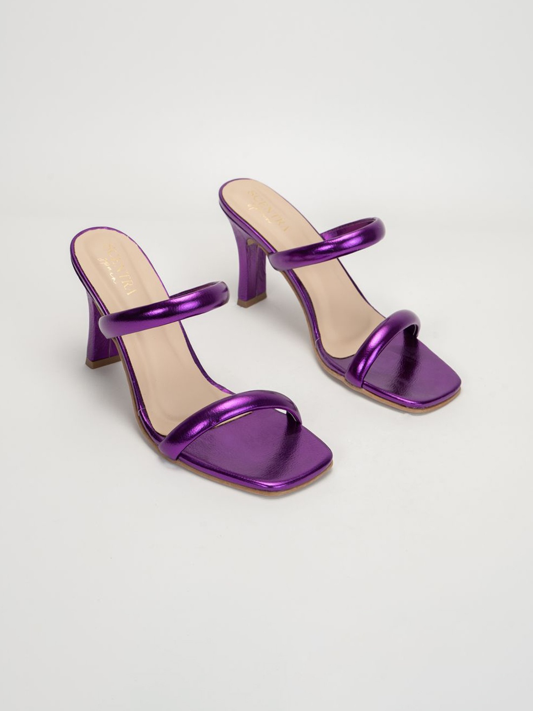 

SCENTRA Party Block Sandals, Purple