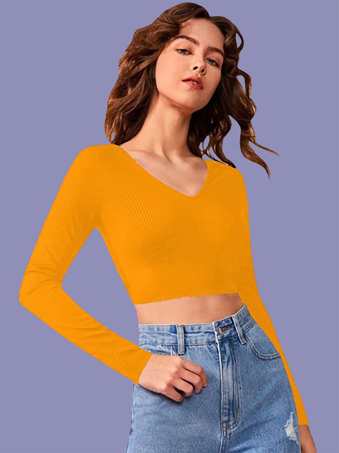 

Dream Beauty Fashion Crop Top, Yellow