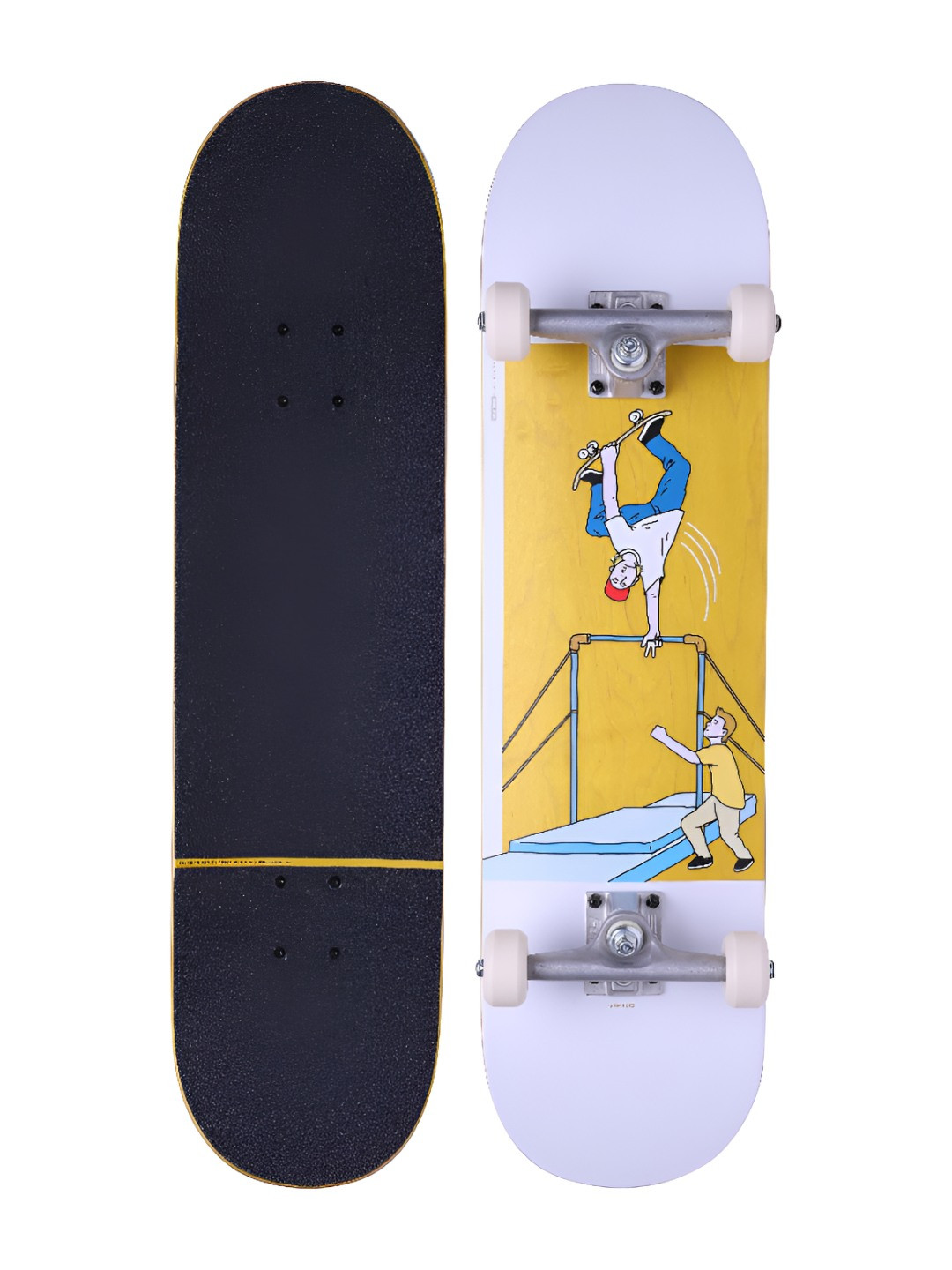 

OXELO By Decathlon Wooden Skateboard, White