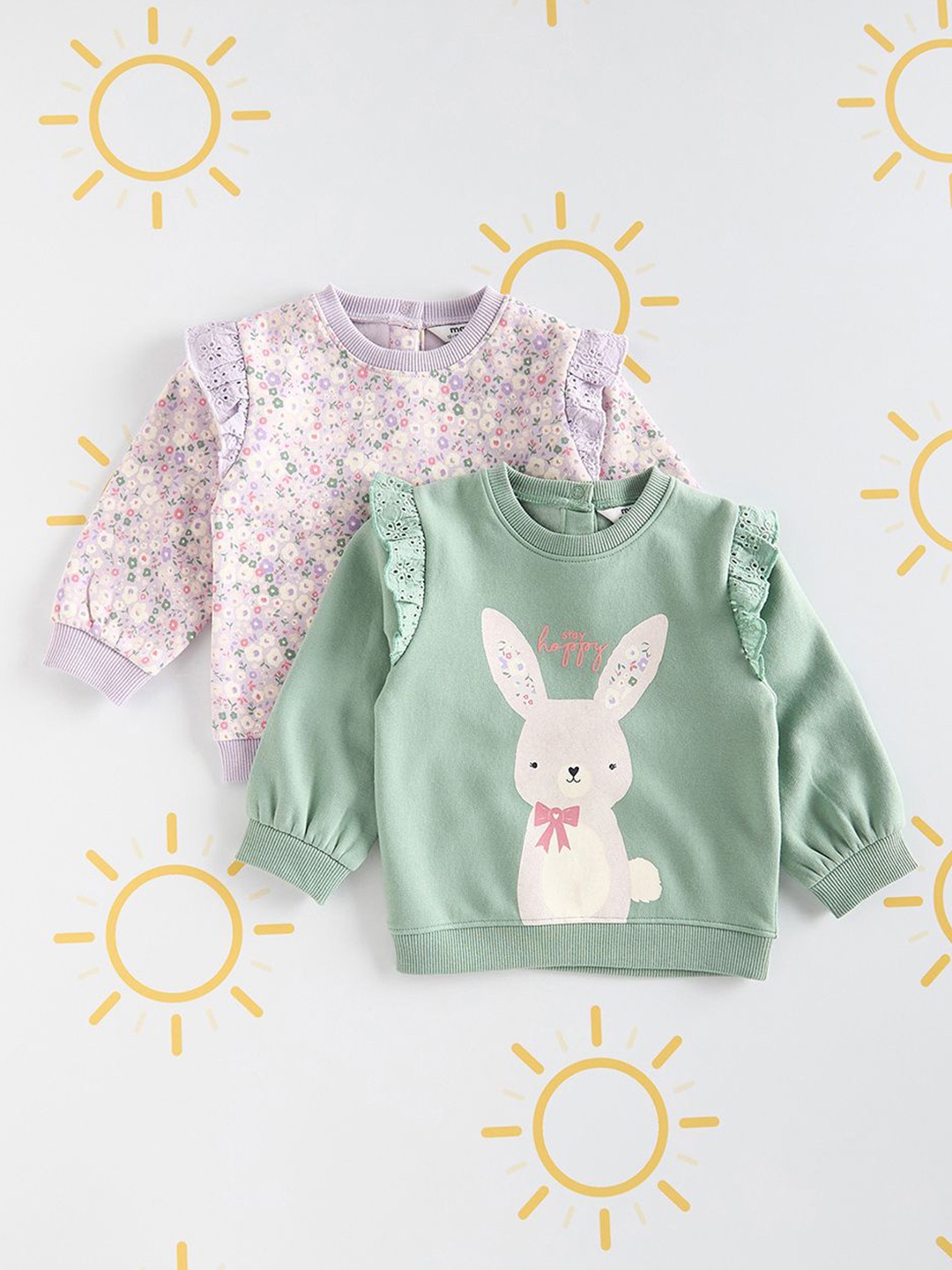 

max Girls Printed Sweatshirt, Green
