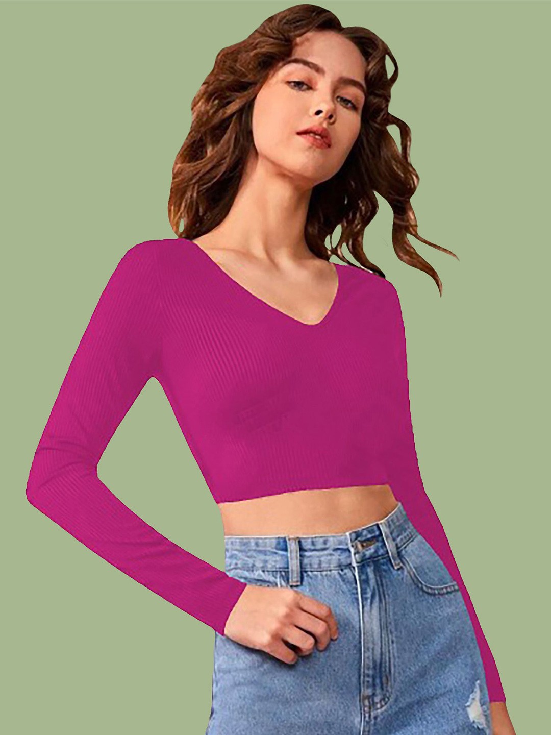 

Dream Beauty Fashion Crop Top, Pink