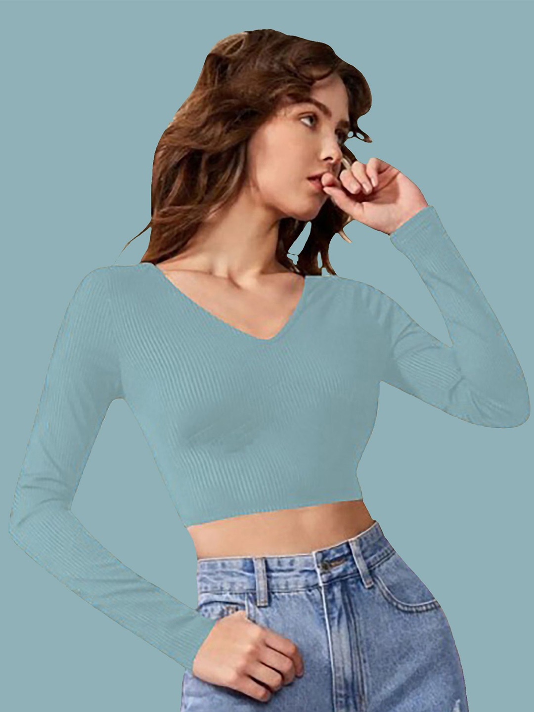 

Dream Beauty Fashion Crop Top, Teal