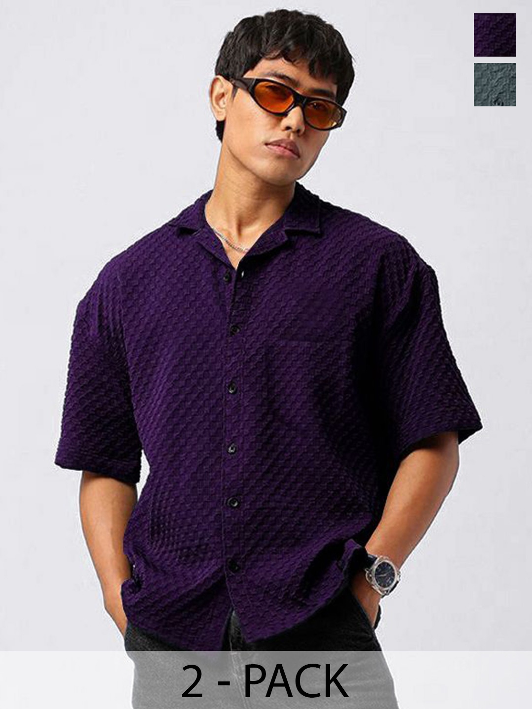 

Moda Rapido Men Standard Opaque Casual Shirt, Multi