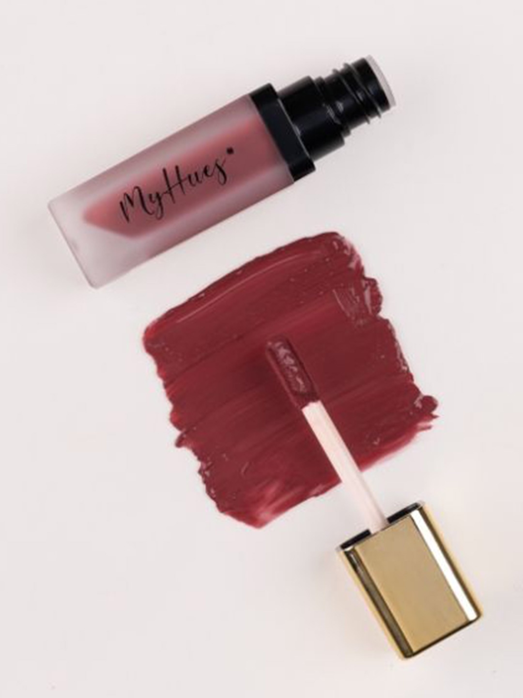 

MyHues Comfort Matte Liquid Lipstick - 5 ml - Gulkand, Pink