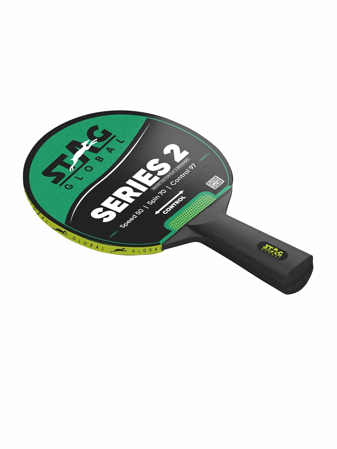 

STAG GLOBAL Printed Lightweight Table Tennis Bat, Green