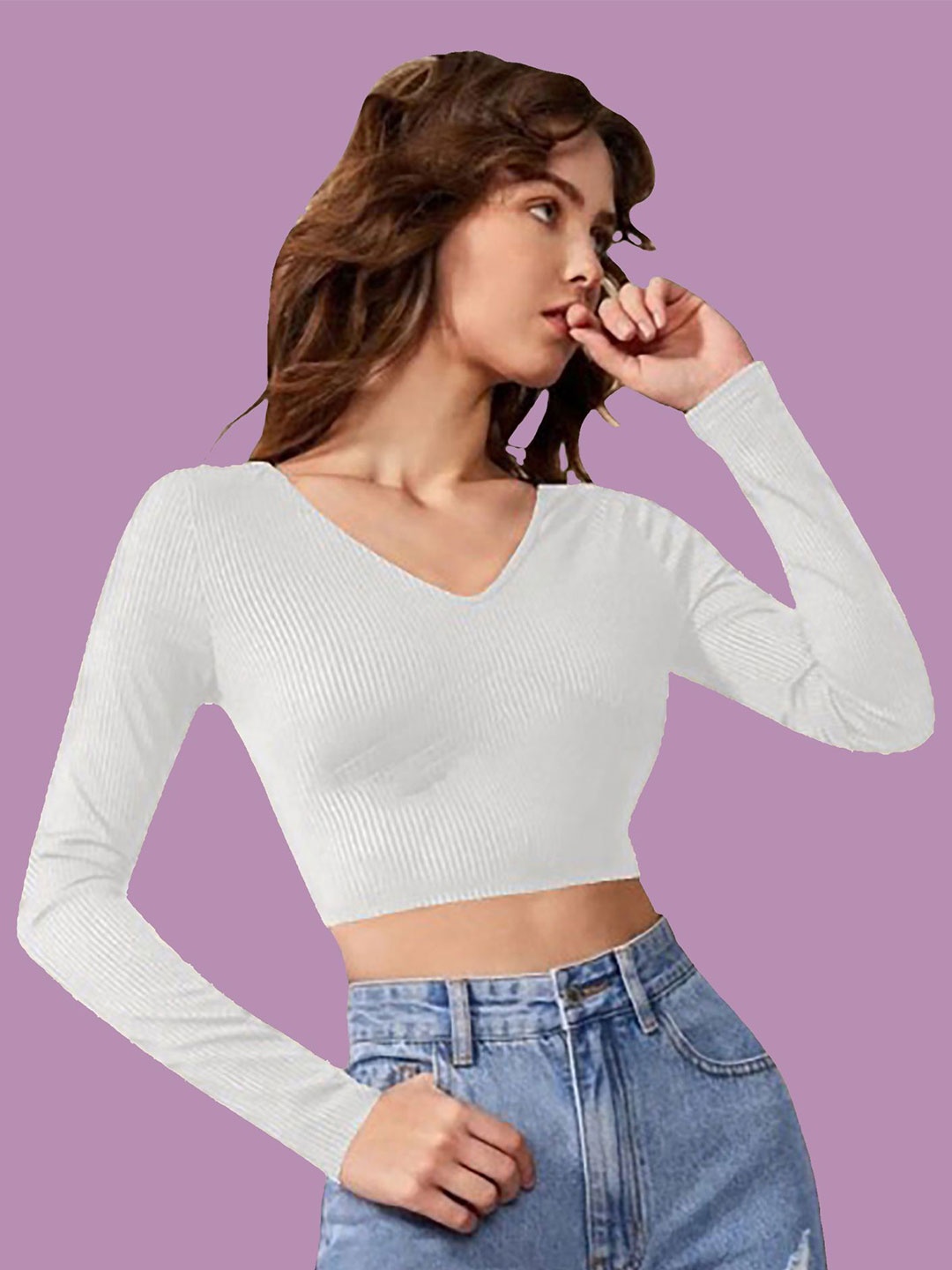 

Dream Beauty Fashion Crop Top, White