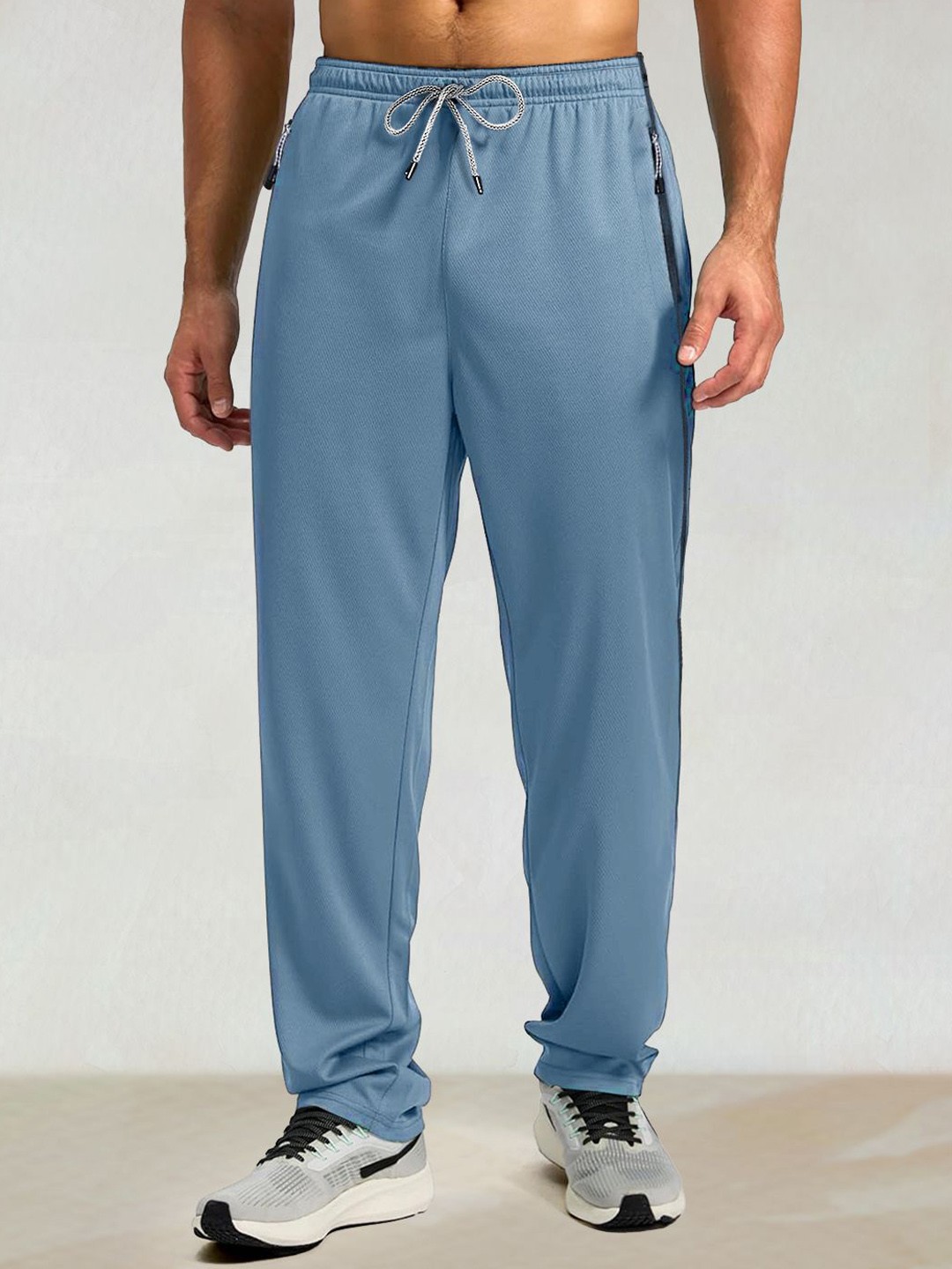 

Moda Rapido Men Mid-Rise Track Pants, Blue