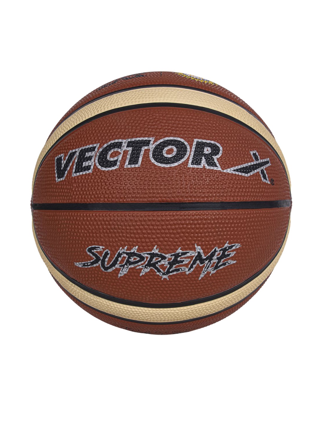 

VECTOR X Men SUPREME Printed High Density Basketball, Brown