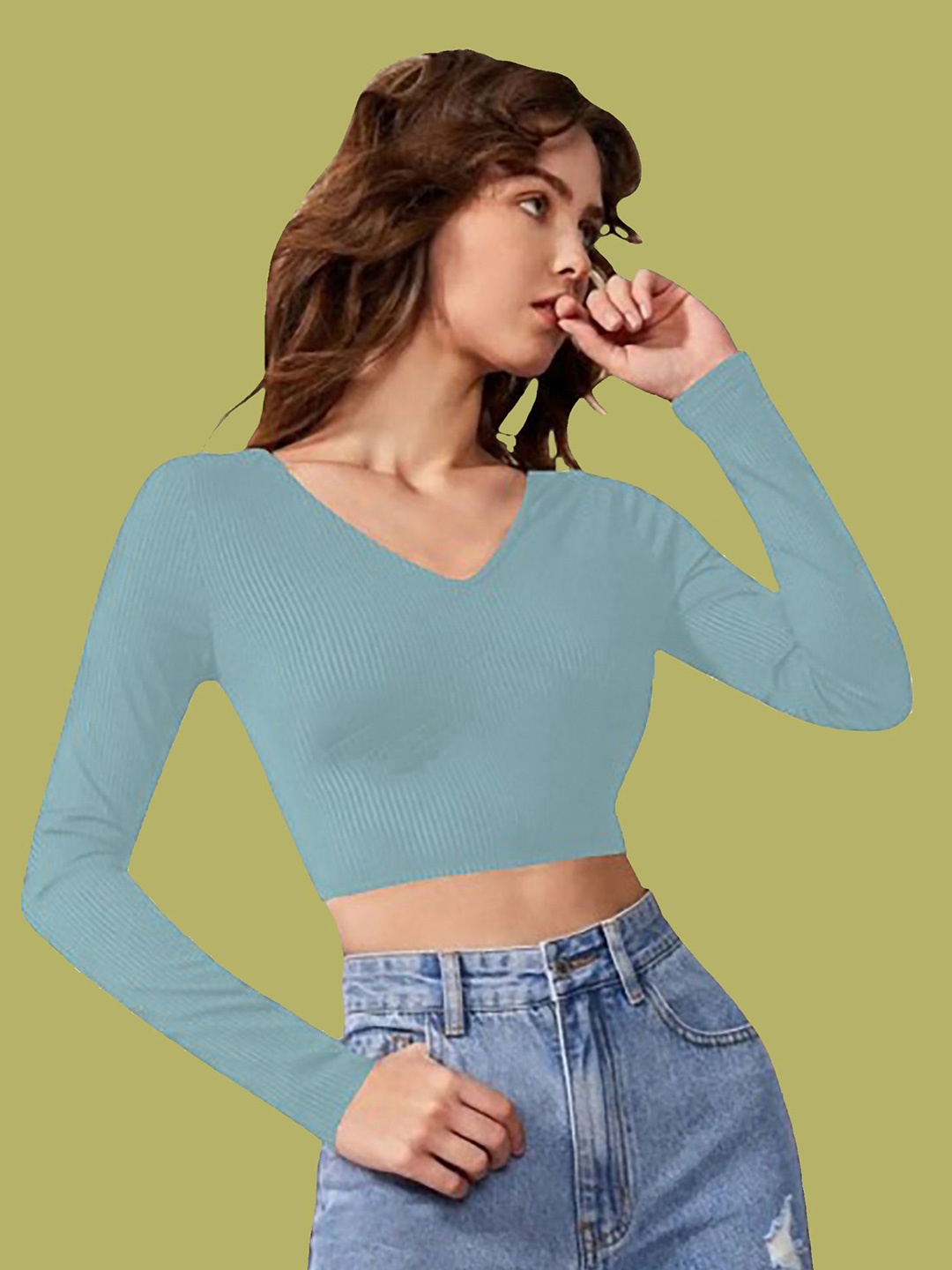 

Dream Beauty Fashion Crop Top, Teal