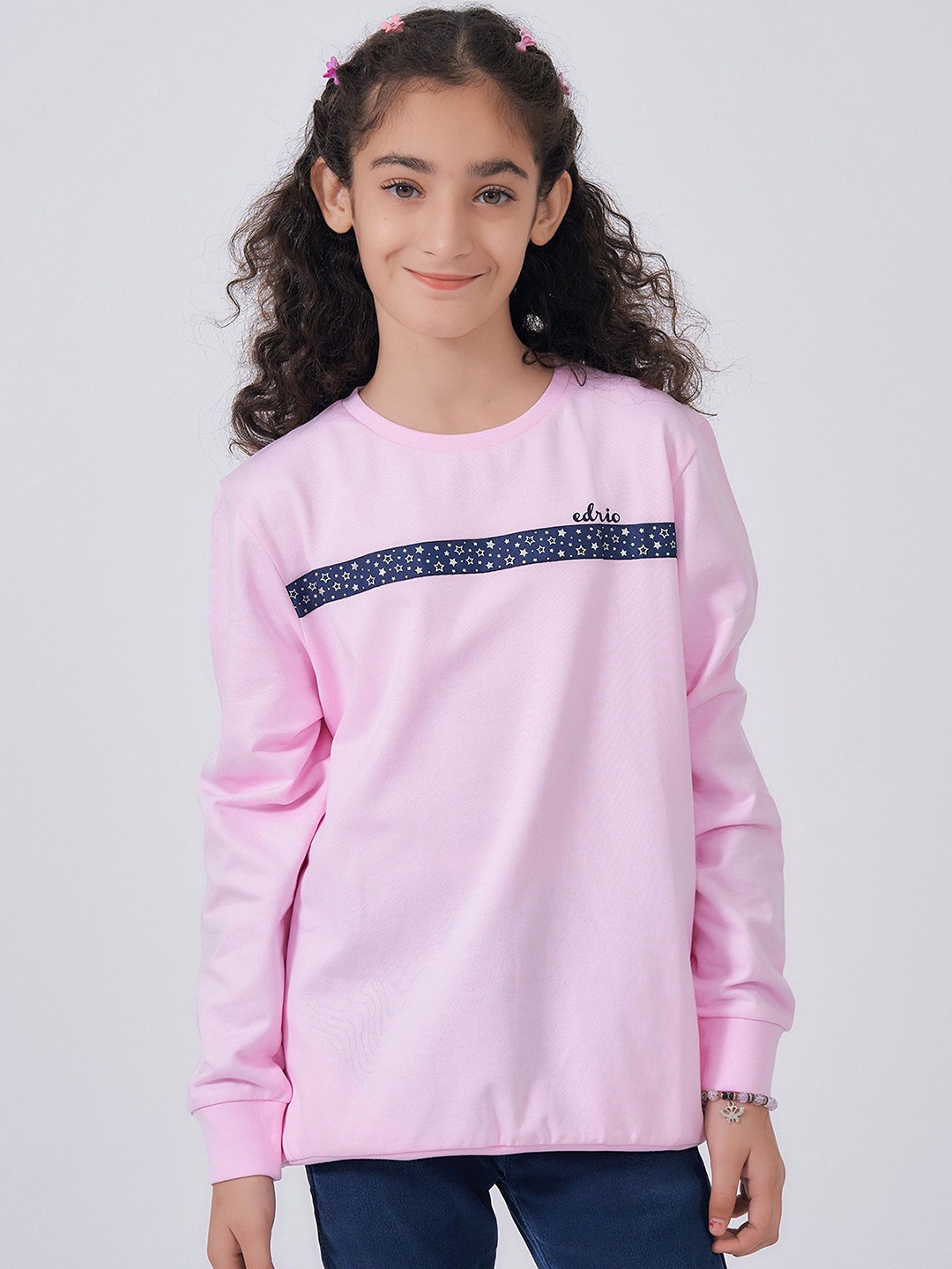 

EDRIO Unisex Kids Sweatshirt, Pink