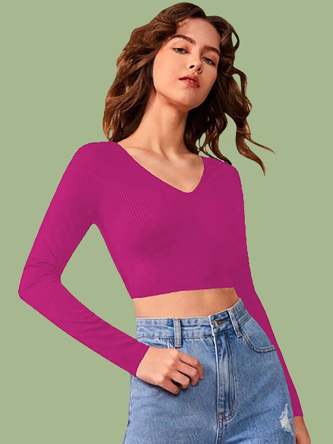 

Dream Beauty Fashion Crop Top, Pink