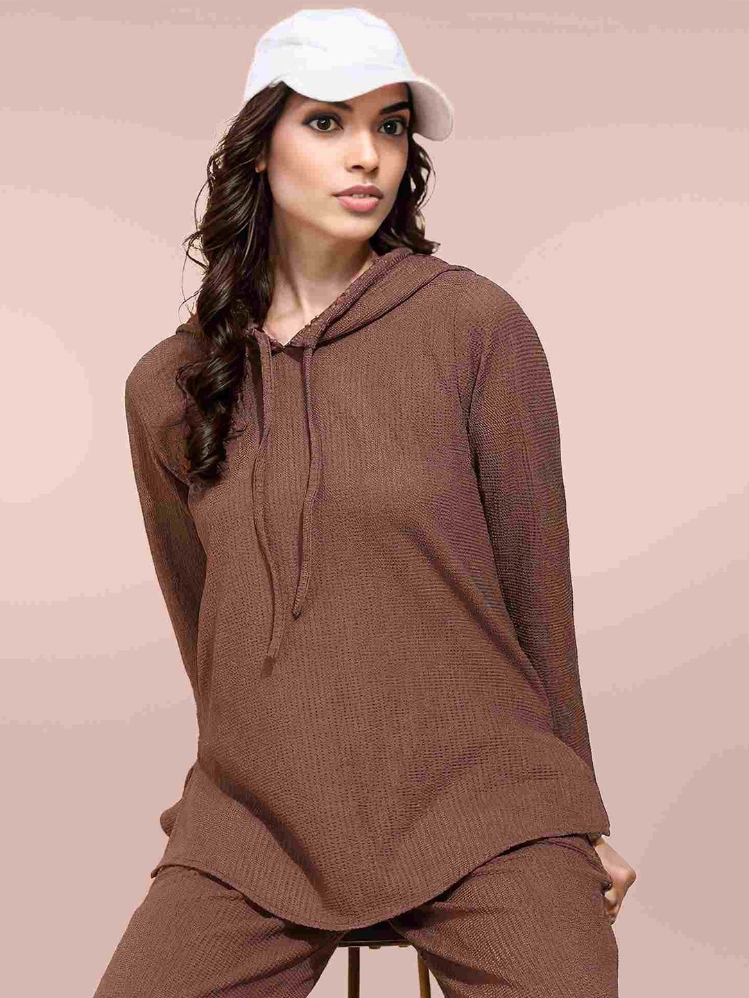 

DressBerry Hooded Top, Brown
