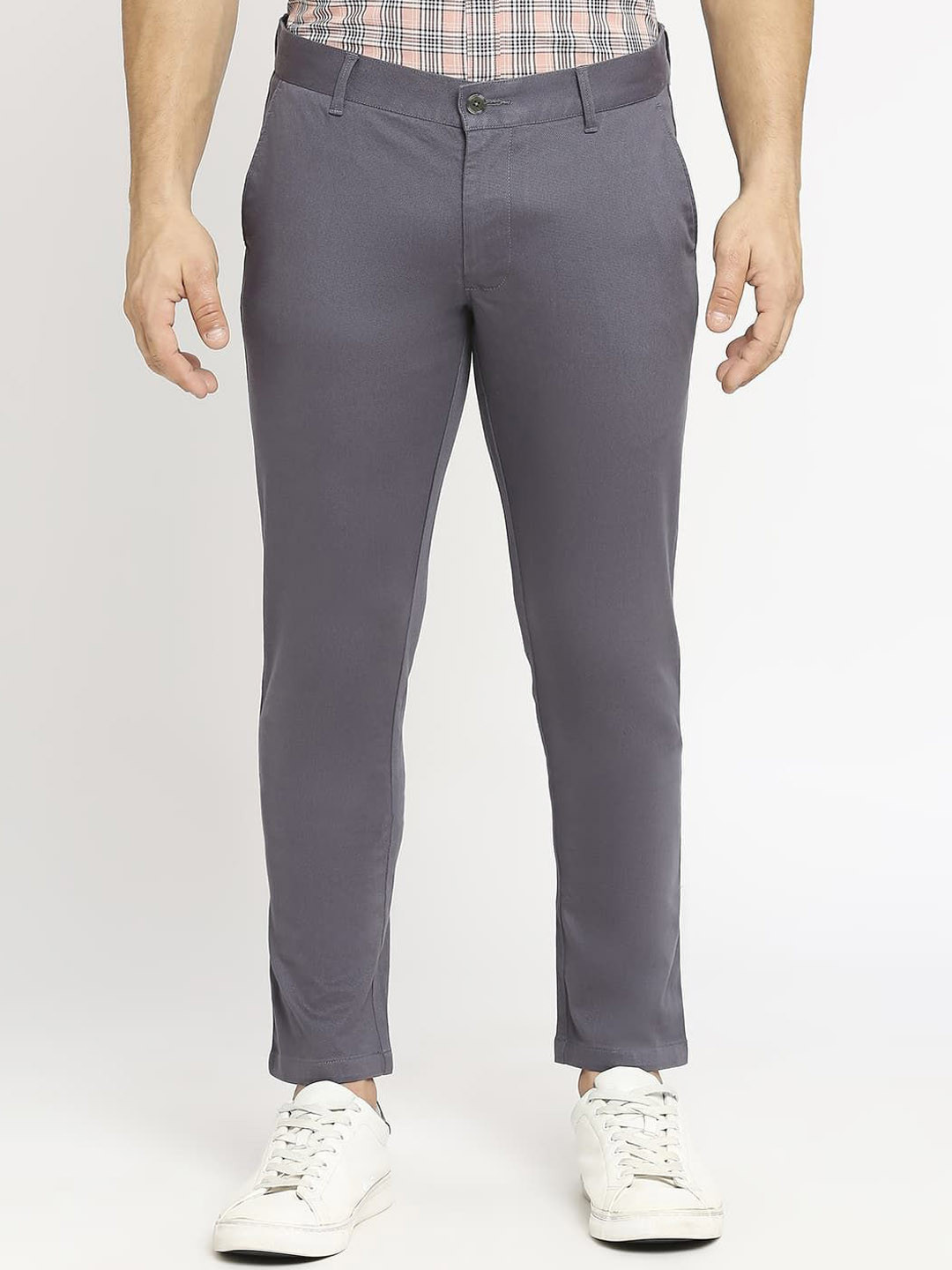 

Basics Men Comfort Trousers, Grey