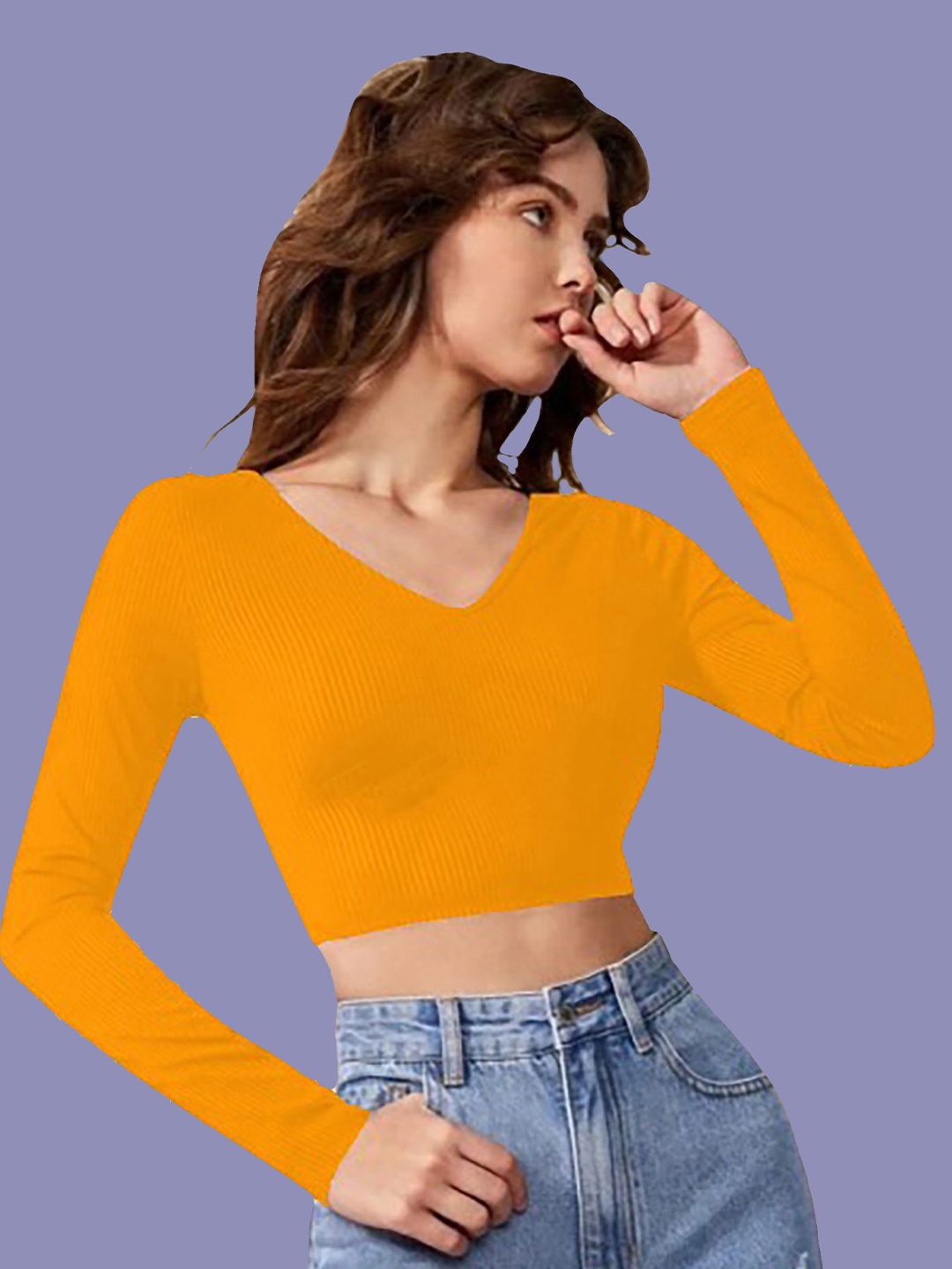 

Dream Beauty Fashion Crop Top, Yellow