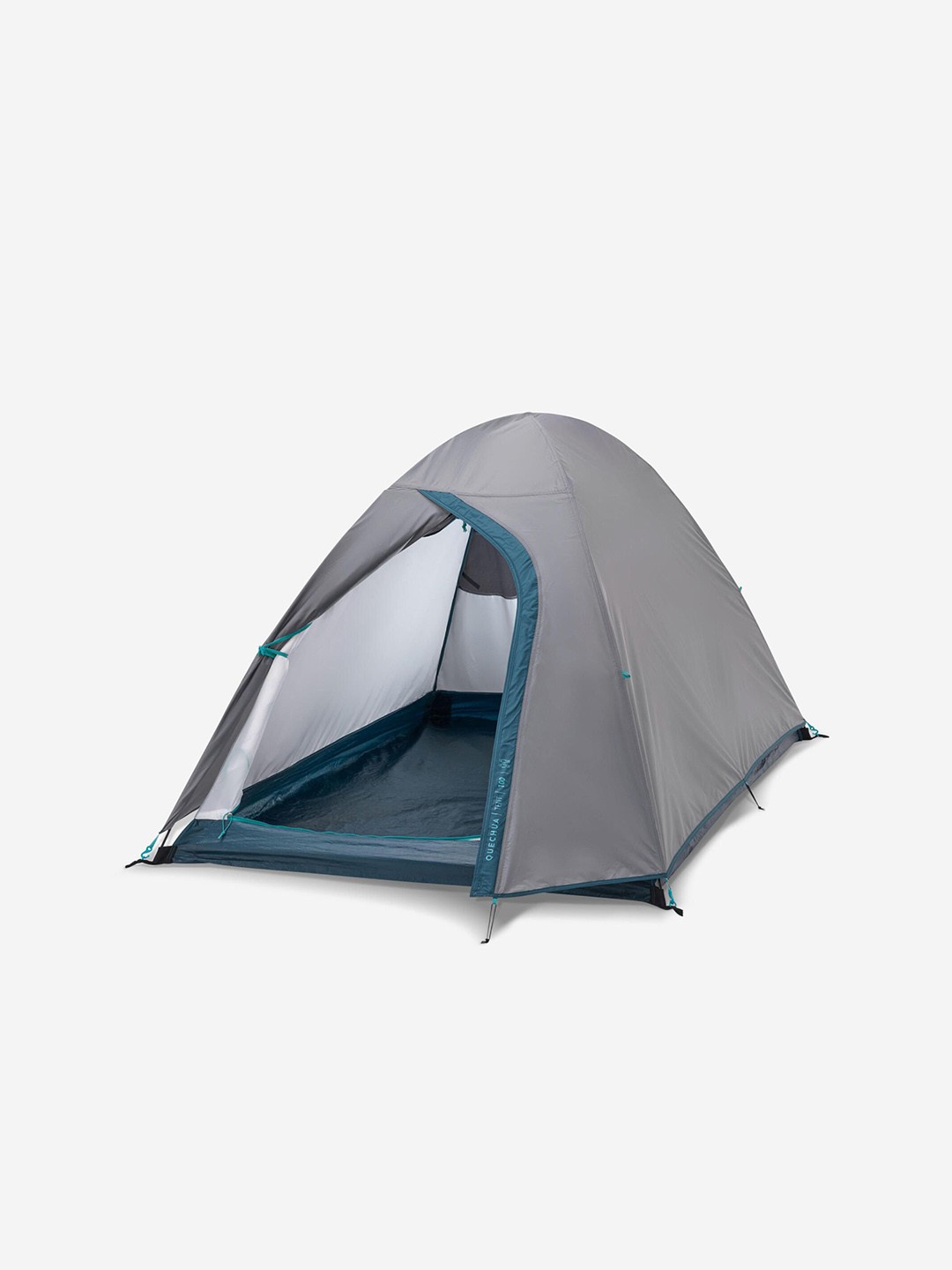 

Quechua By Decathlon 2-Person Water-Proof Camping Tent With Carrying Bag, Grey