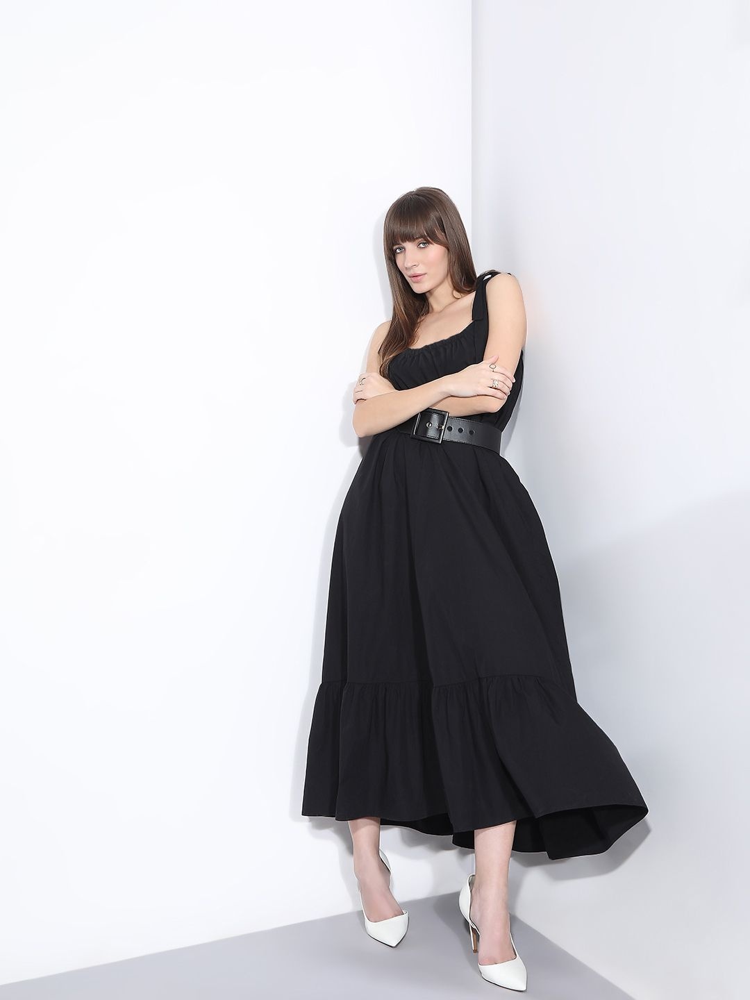 

Vero Moda Women A-Line Maxi Dress, Black