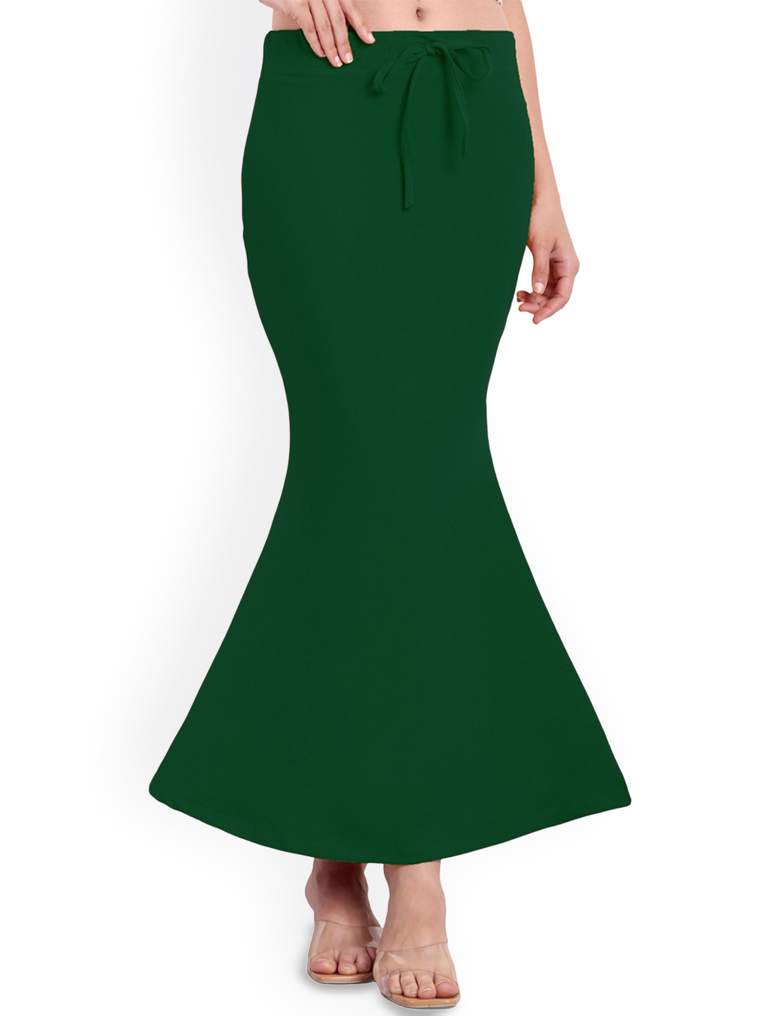 

Bureaucrat Mermaid Fishcut Saree Petticoat Shapewear, Green