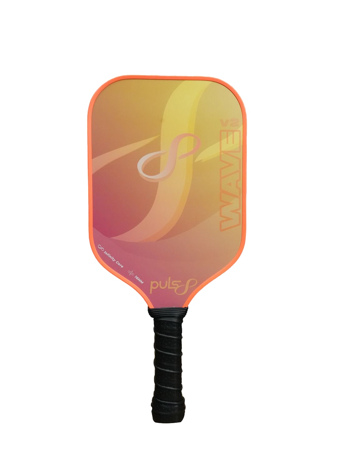 

Puls8 Wave V2 Printed Pickleball Paddle, Orange