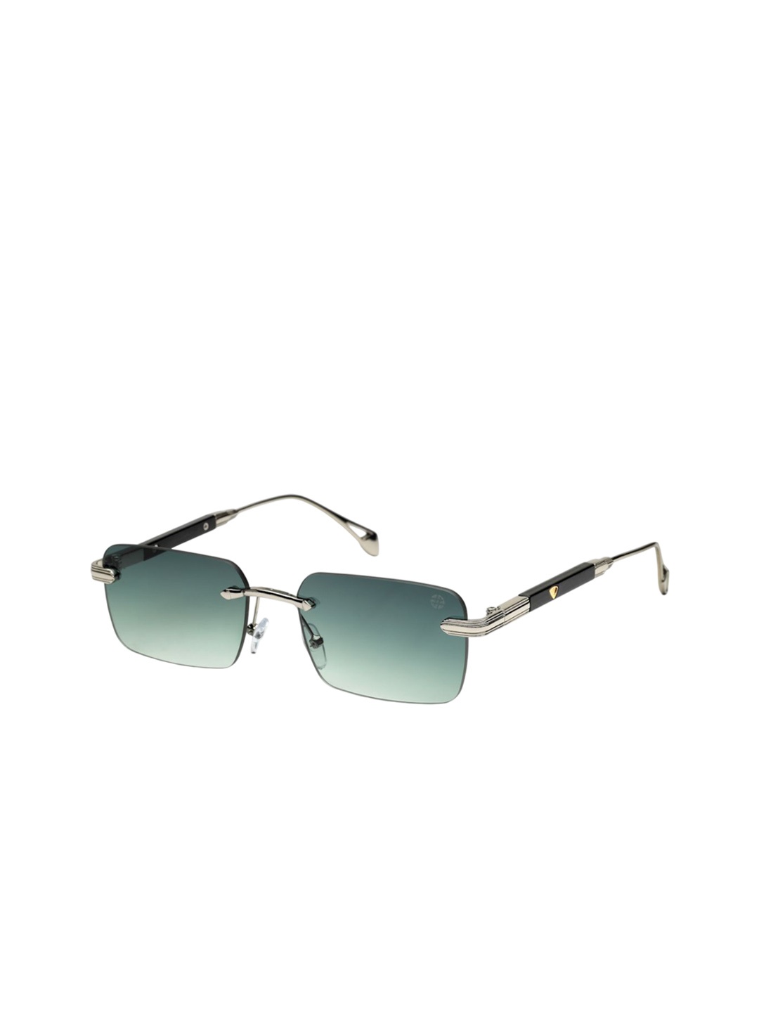 

HASHTAG EYEWEAR Men Square Sunglasses with Polarised and UV Protected Lens, Green