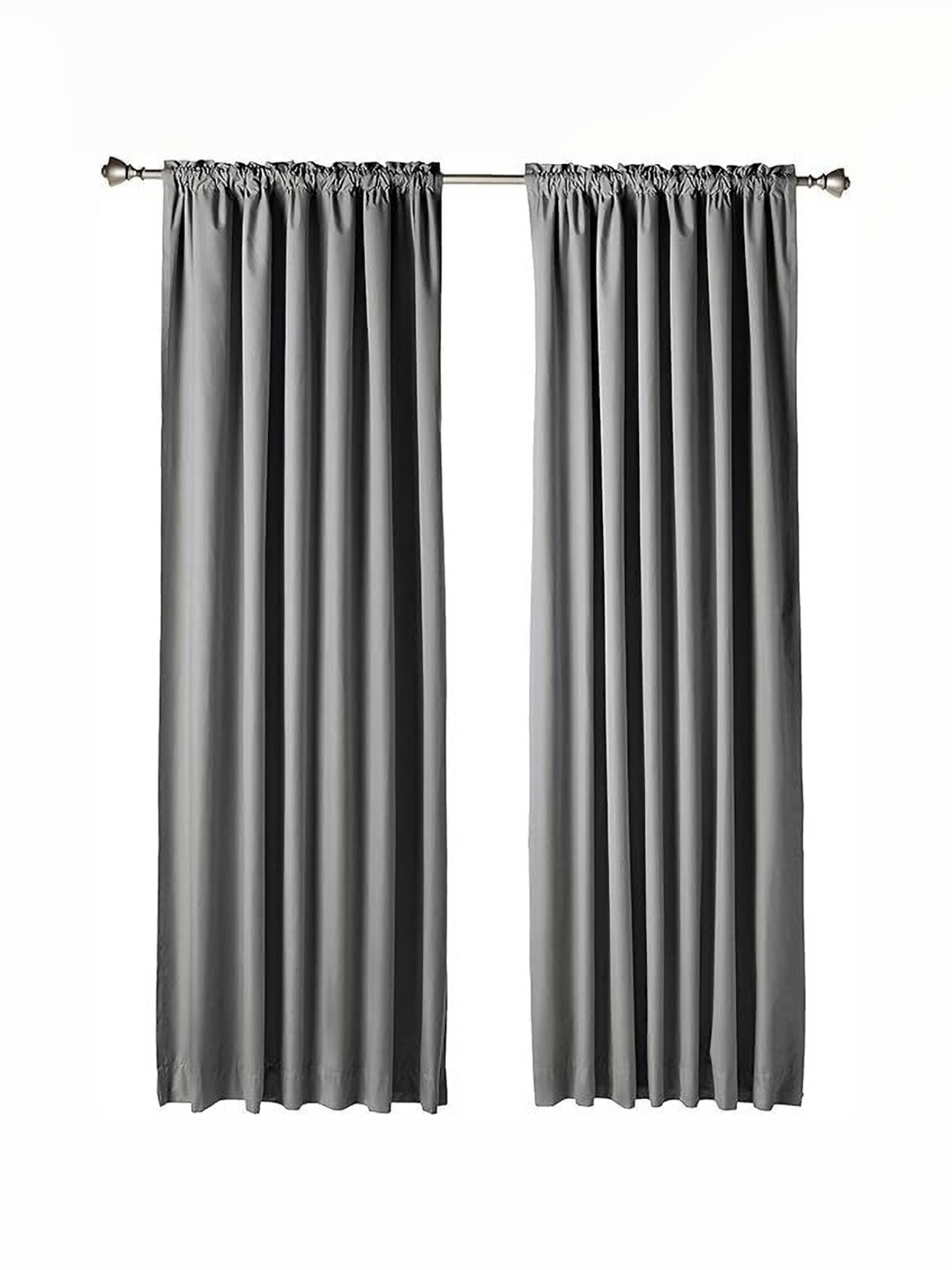 

Aura Grey Black Out Window Curtain