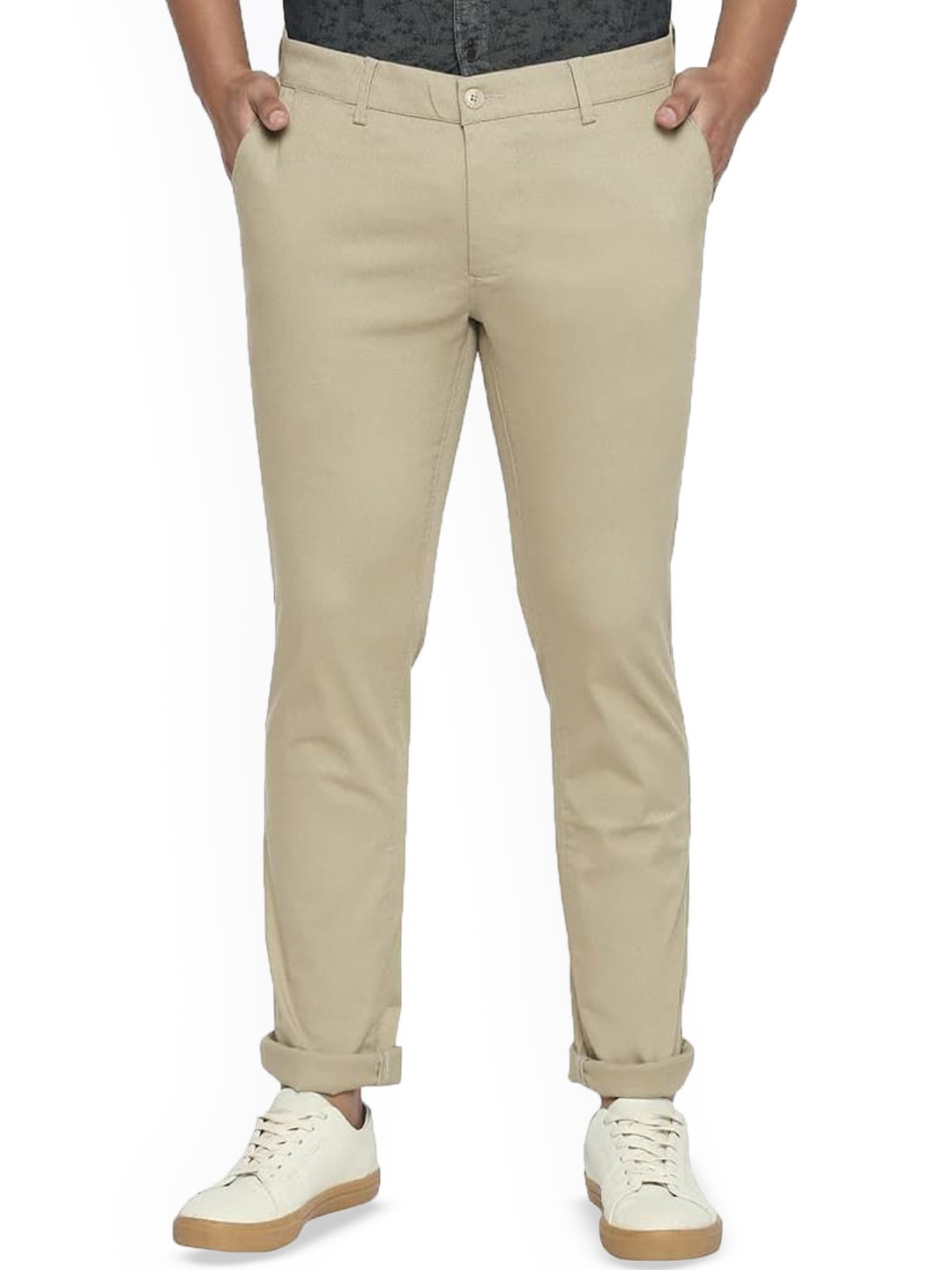 

Basics Men Comfort Trousers, Khaki