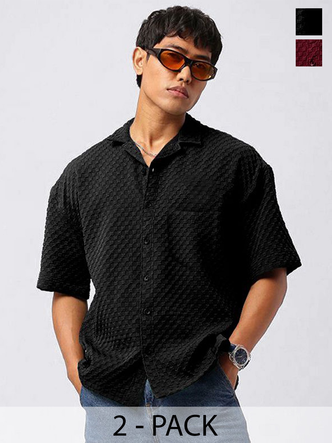 

Moda Rapido Men Standard Opaque Casual Shirt, Multi