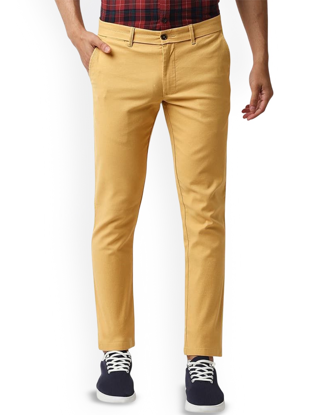 

Basics Men Comfort Trousers, Mustard