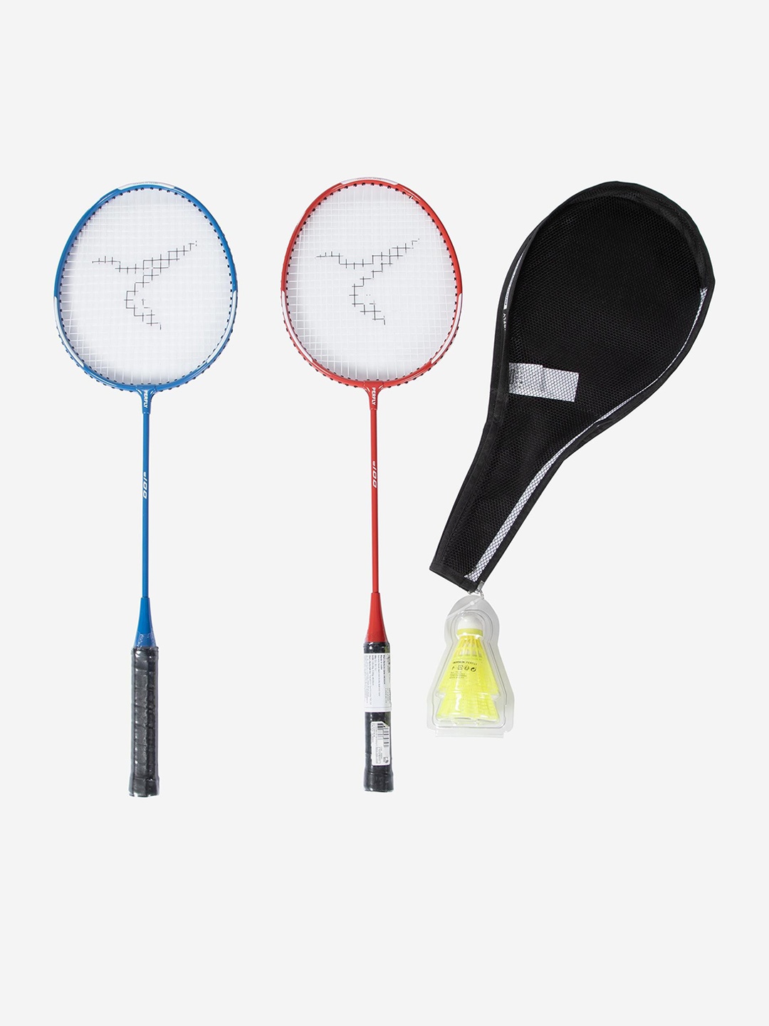 

PERFLY By Decathlon Pack Of 2 Badminton Racquets, Blue