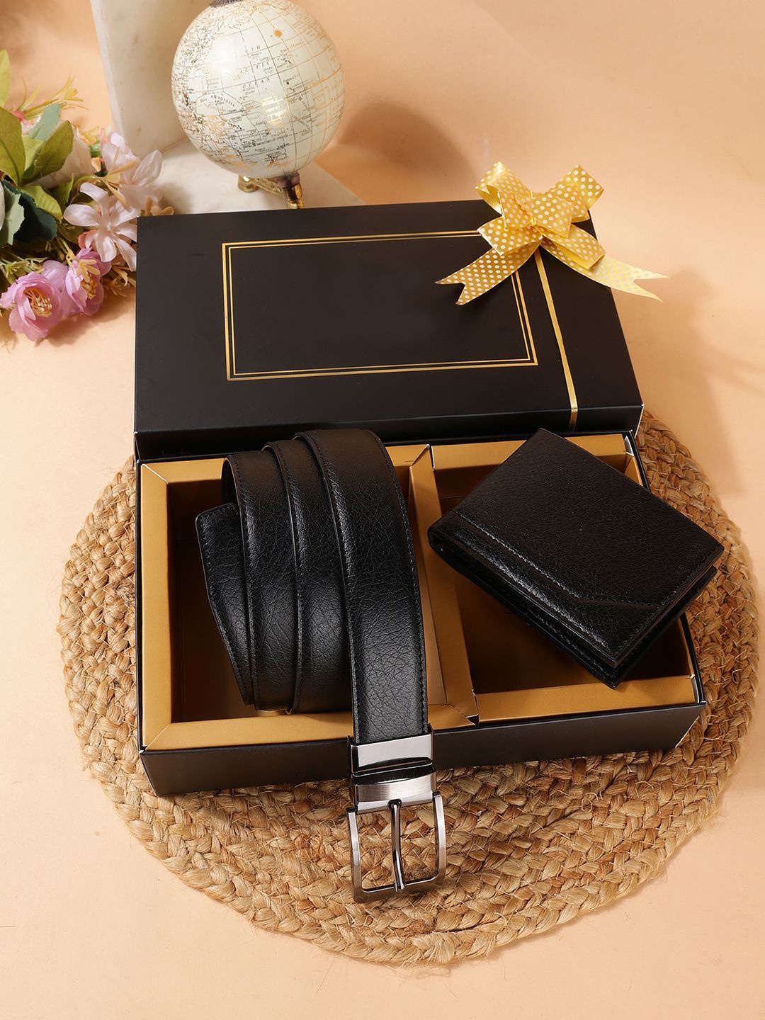 

SAZARA Men Accessory Gift Set of, Black