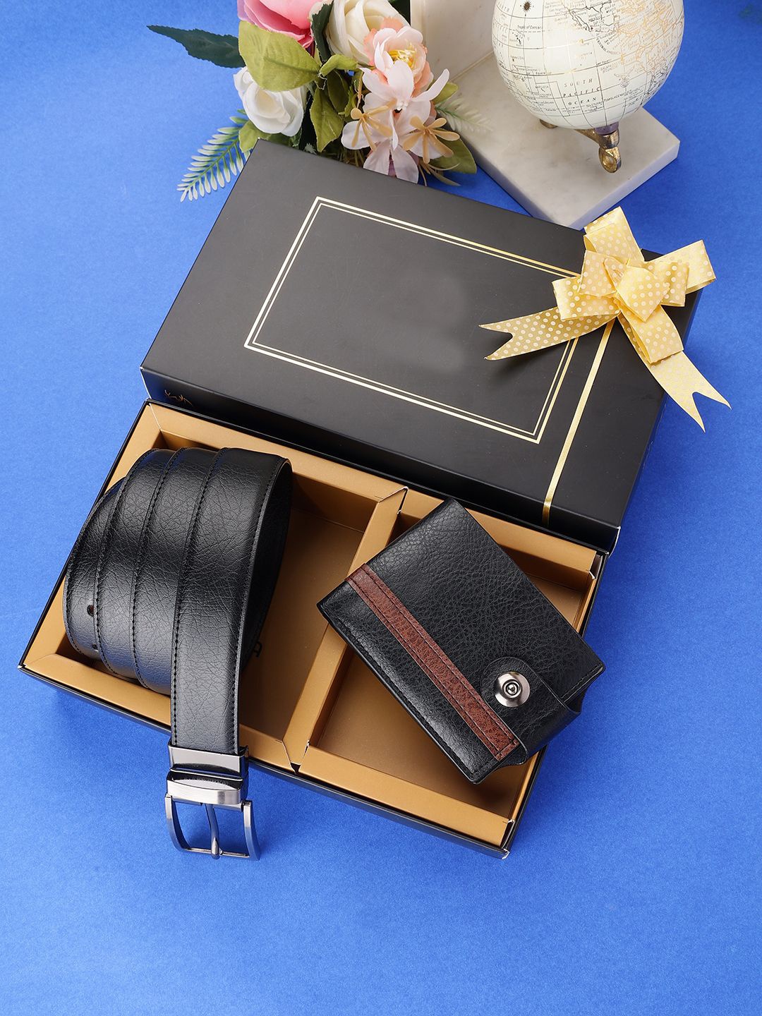 

SAZARA Men Accessory Gift Set of, Black
