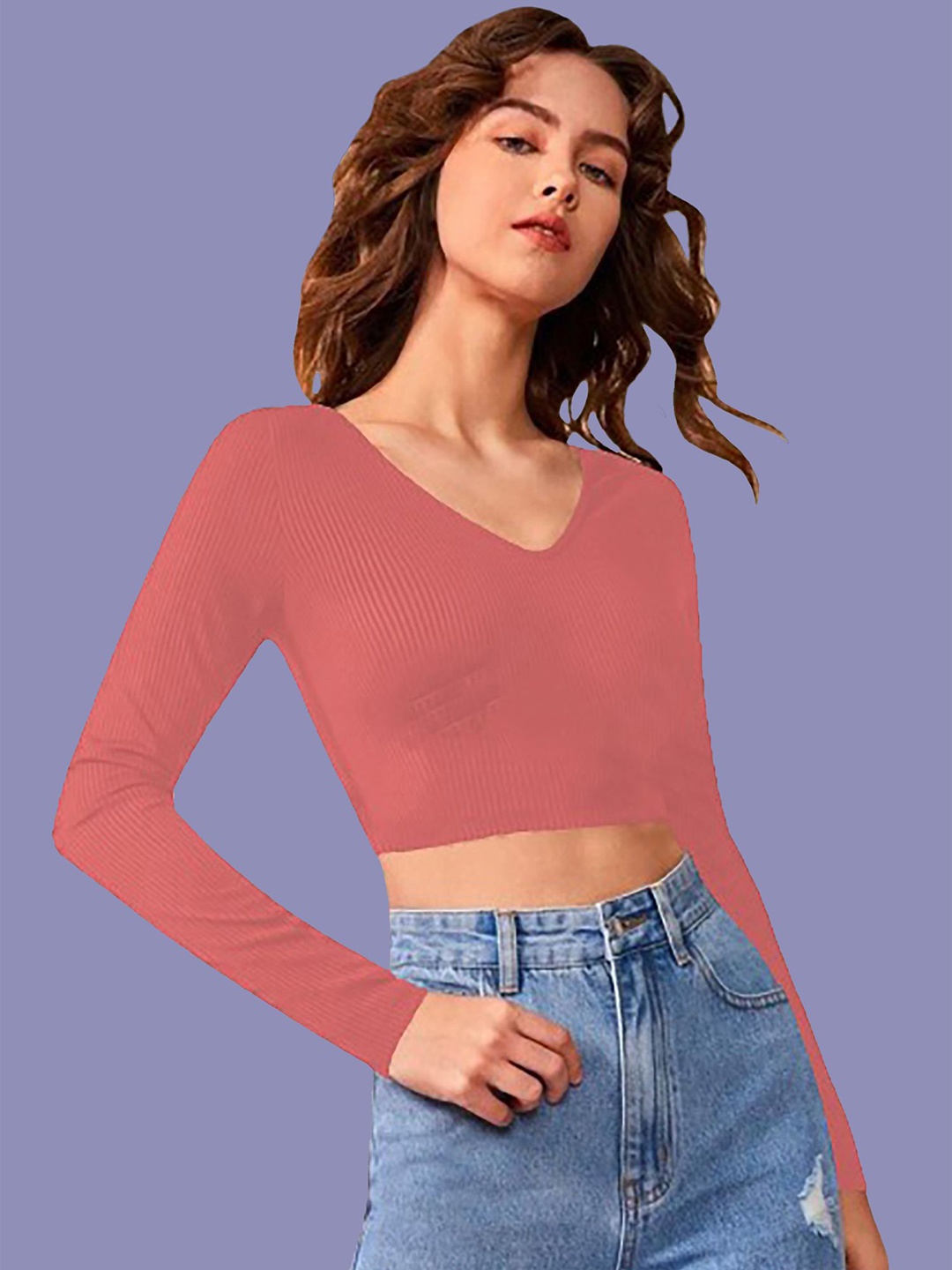 

Dream Beauty Fashion Crop Top, Peach