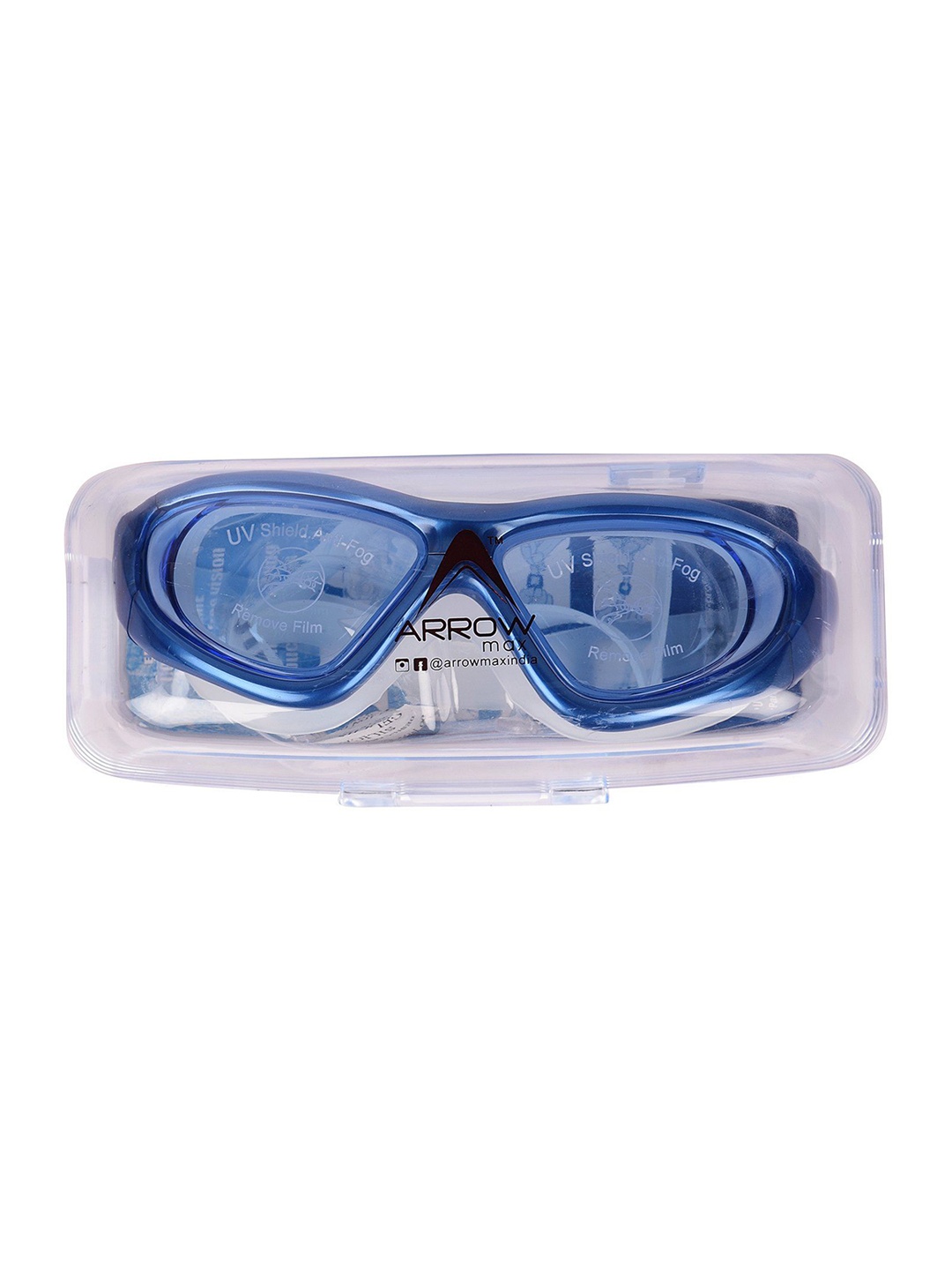 

ARROWMAX Silicone Swimming Goggles, Blue