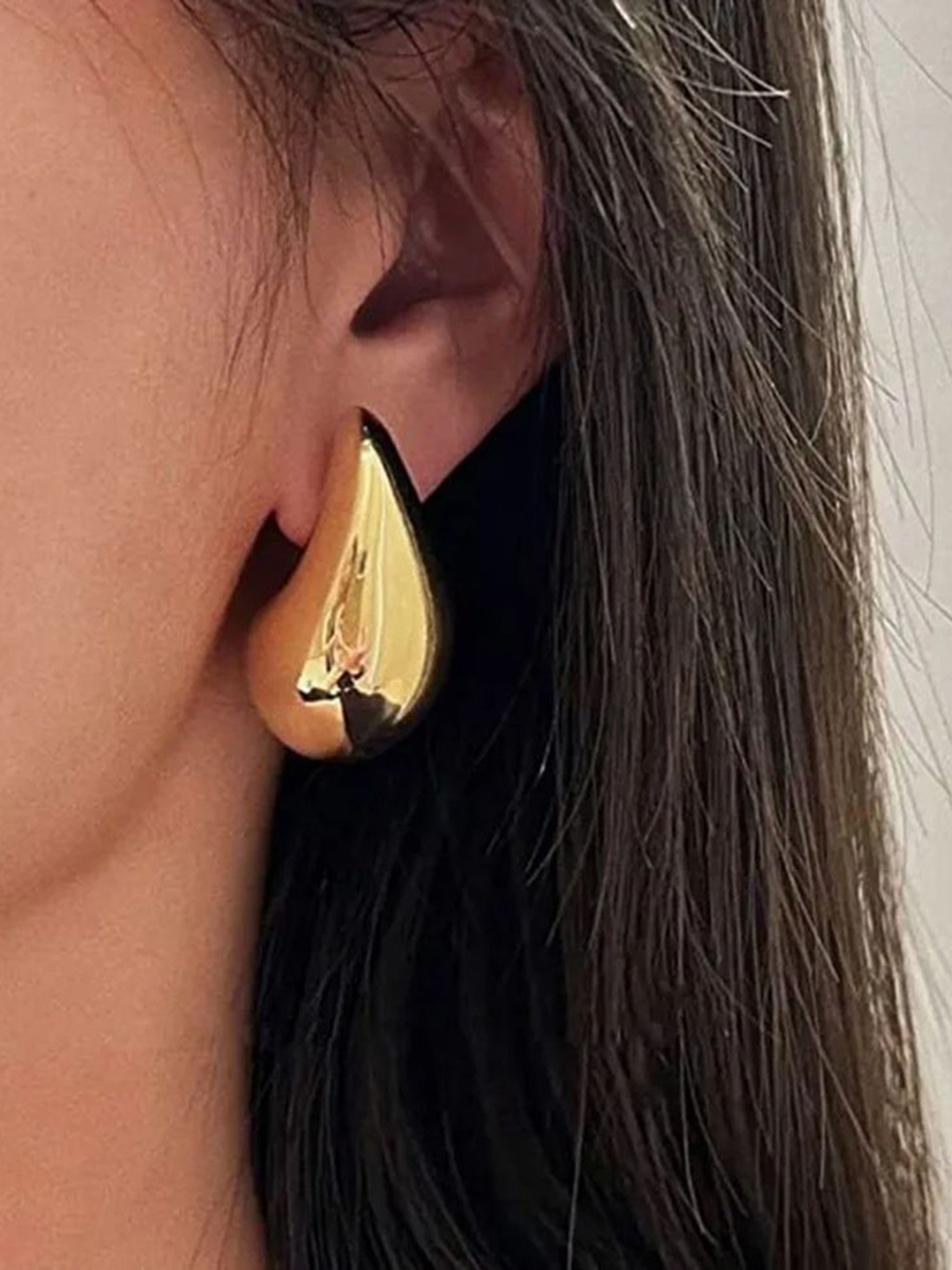 

Celestique Waterdrop Shaped Drop Earrings, Gold