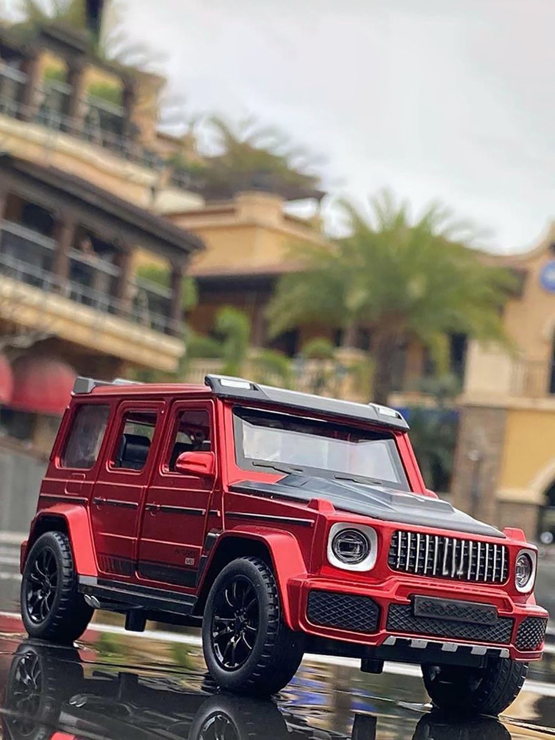 

PINQUE Kids 1:32 Diecast Metal G Wagon Model Toy Car, Red