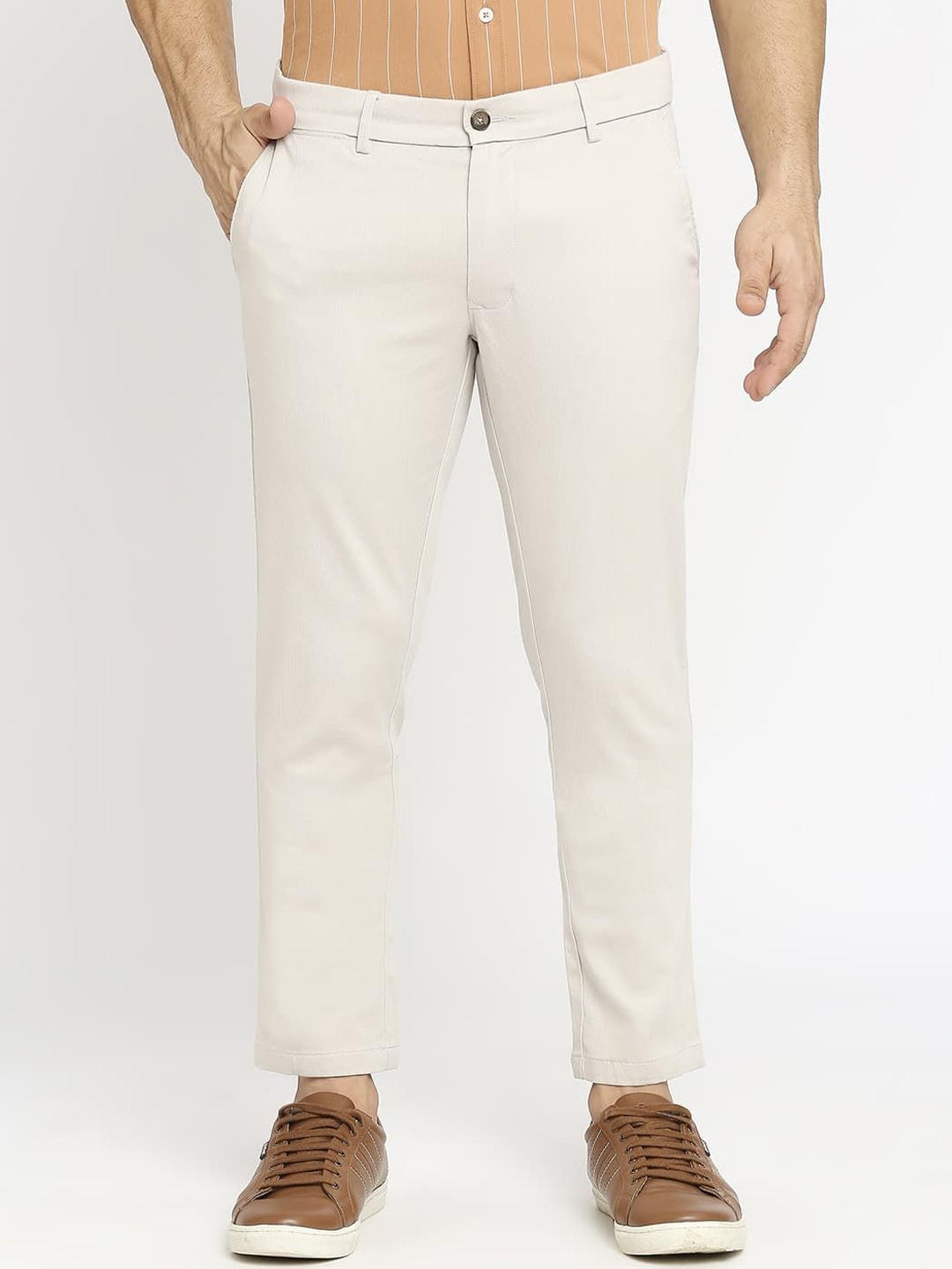

Basics Men Comfort Trousers, Grey