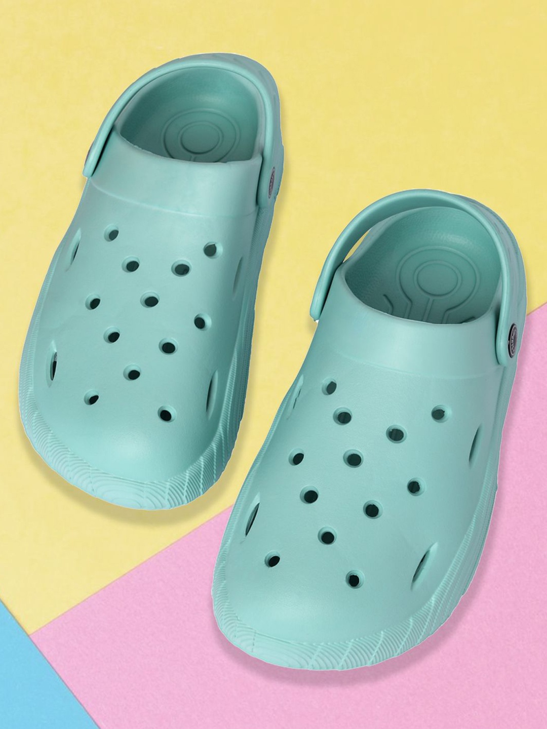 

The Roadster Lifestyle Co Women Self Design Clogs, Teal