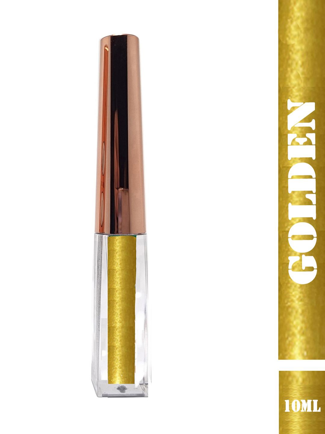 

BIGWIG GALLERIA Peramid Waterproof Liquid Glitter Eyeliner- 10 ml Golden, Gold