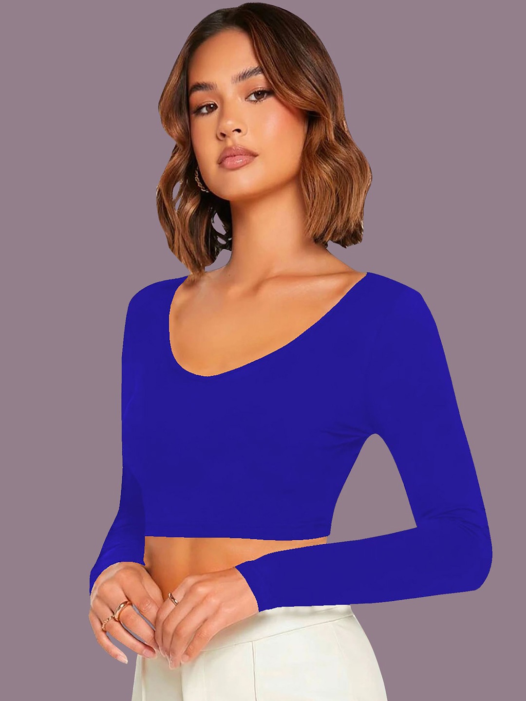 

Dream Beauty Fashion Crop Top, Blue