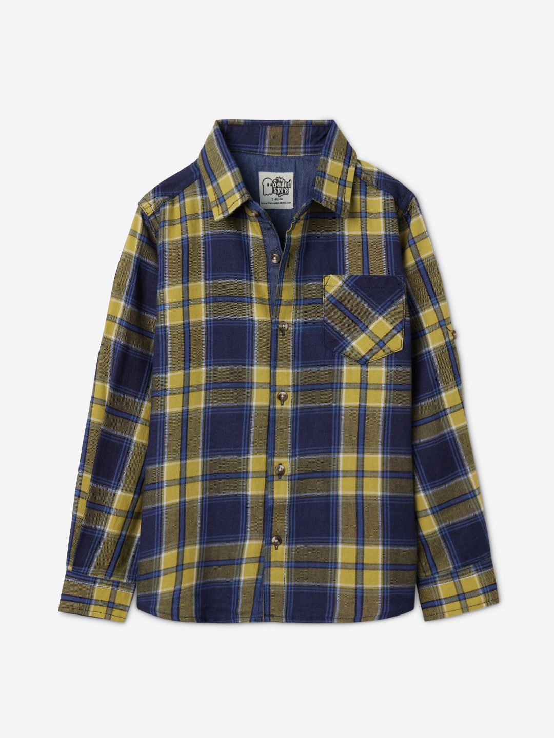 

The Souled Store Boys Tartan Checks Opaque Checked Casual Shirt, Multi