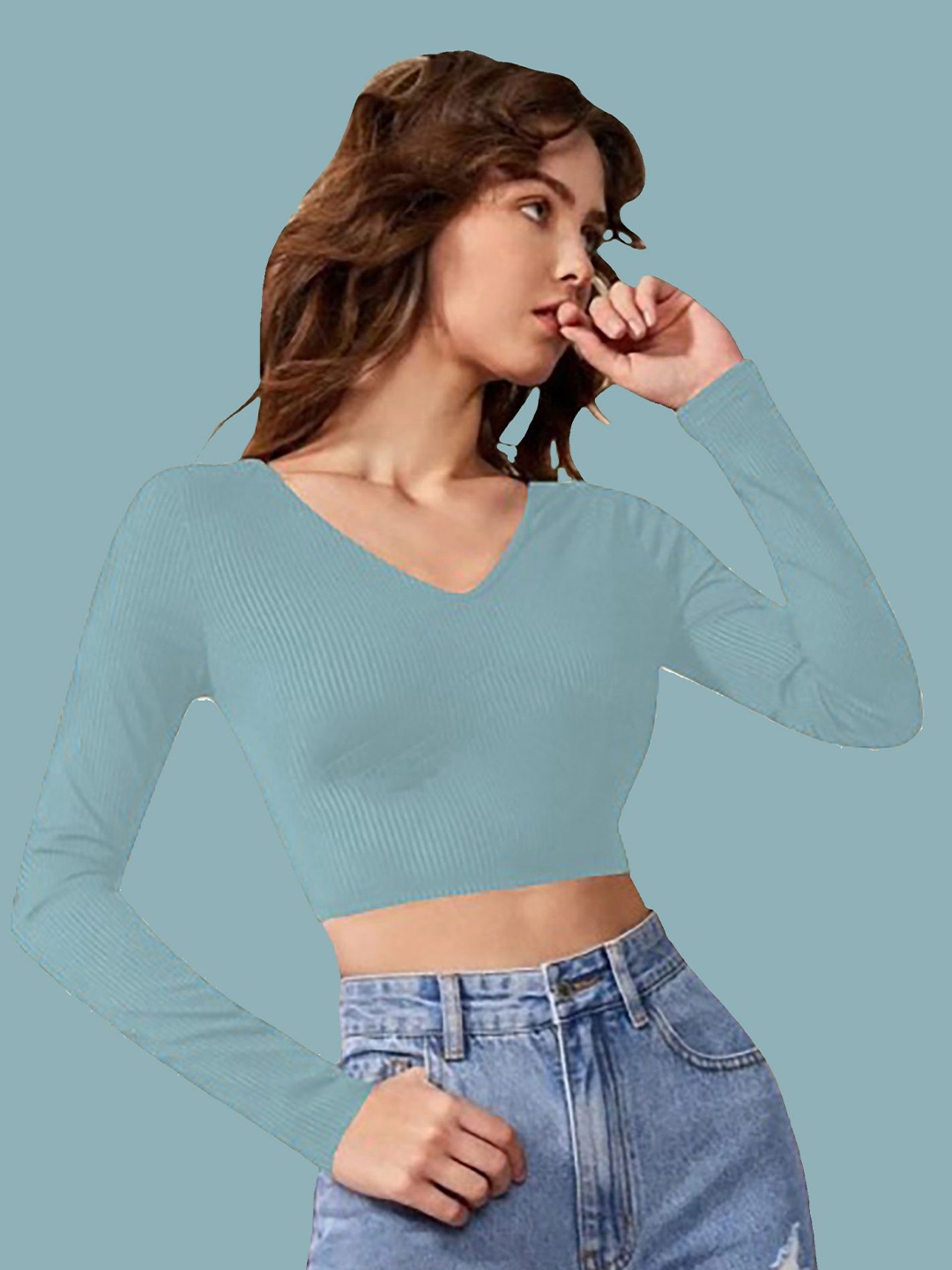 

Dream Beauty Fashion Crop Top, Teal