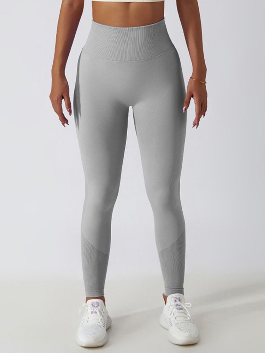 

StyleCast Ankle-Length Gym Tights, Grey