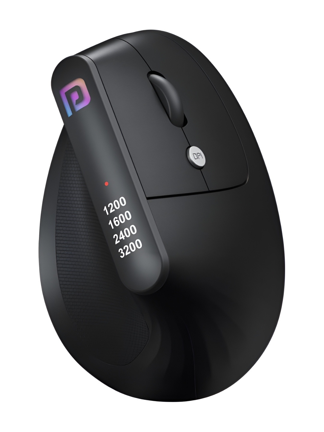 

Portronics Toad Ergo Vertical Advanced Wireless Ergonomic Mouse 2.4Ghz, Black