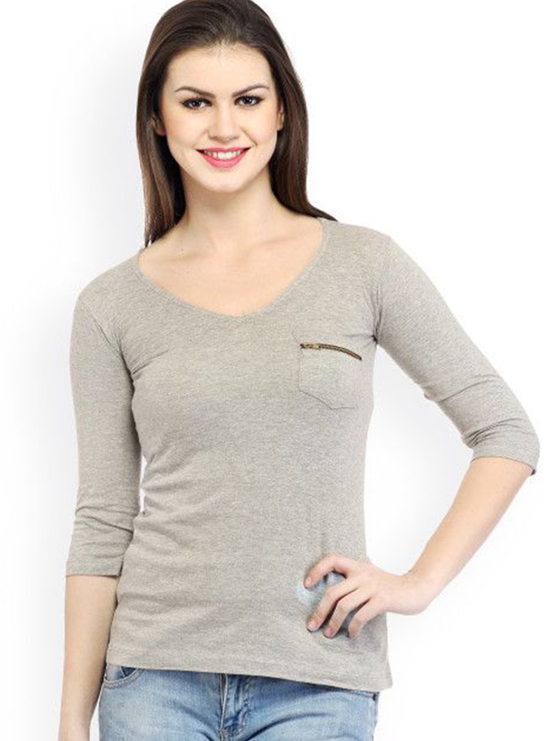 

Moda Rapido Cotton Top, Grey