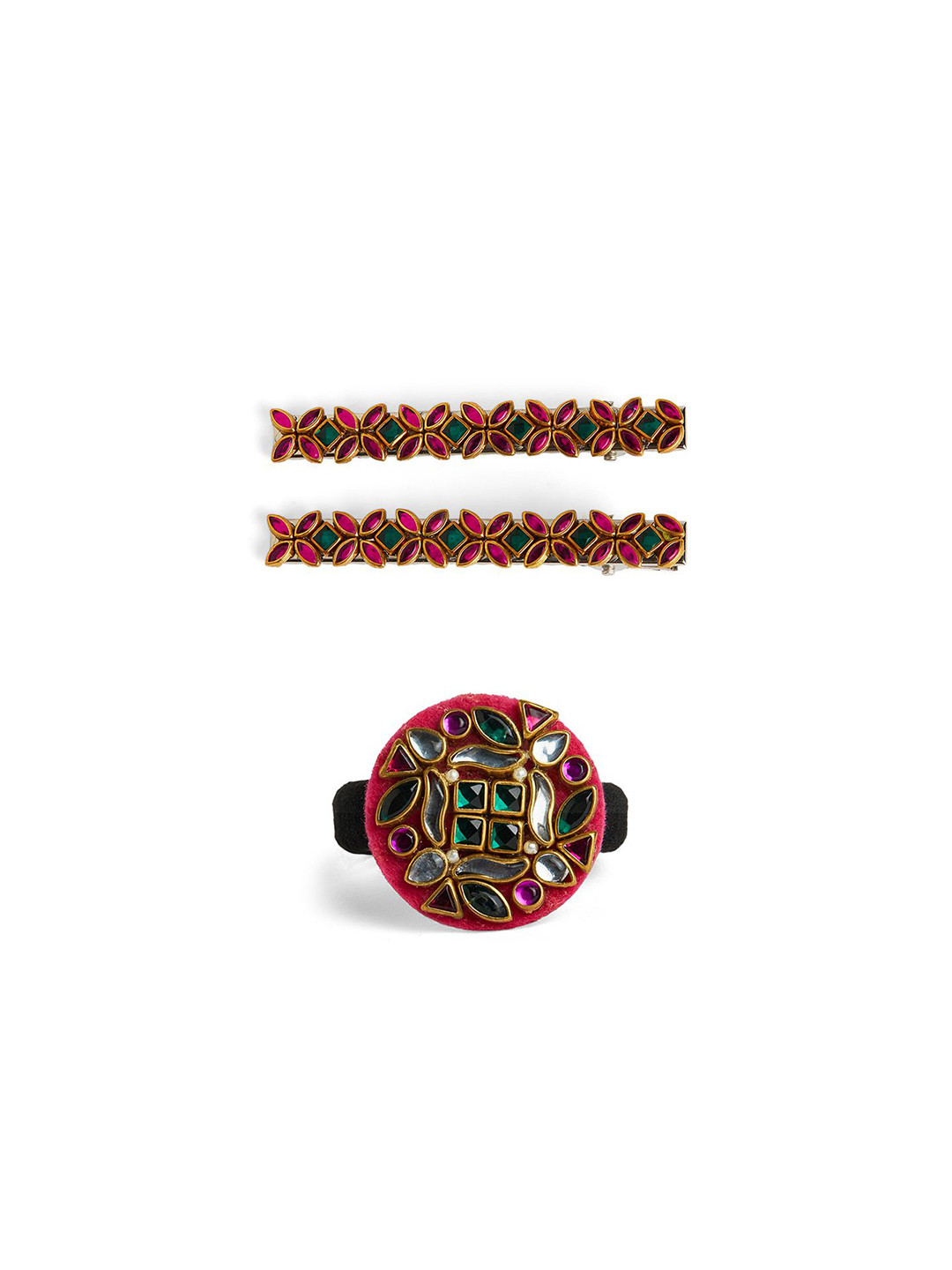 

RIBBON CANDY Girls Pack of 3 Hair Accessory Set, Multi
