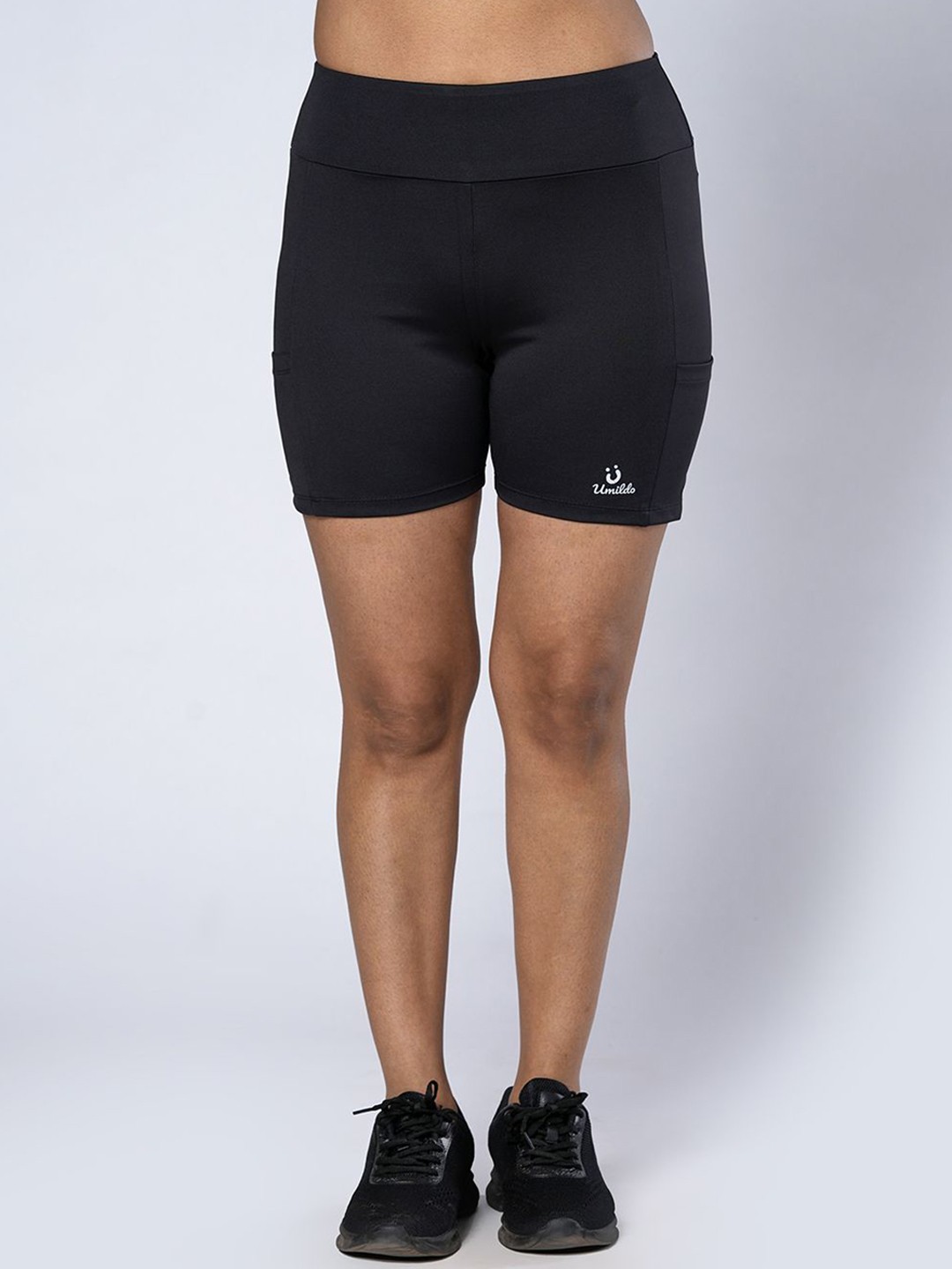 

UMILDO Women Skinny Fit Cycling Sports Shorts, Black
