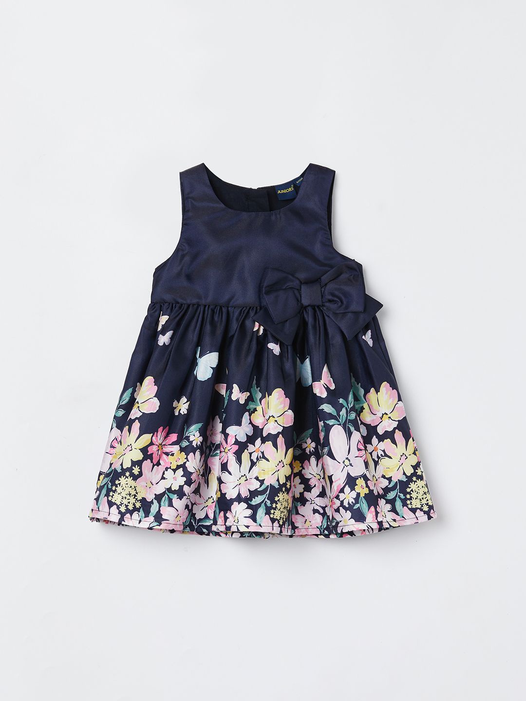 

Juniors by Lifestyle Girls Floral Print Fit & Flare Dress, Blue