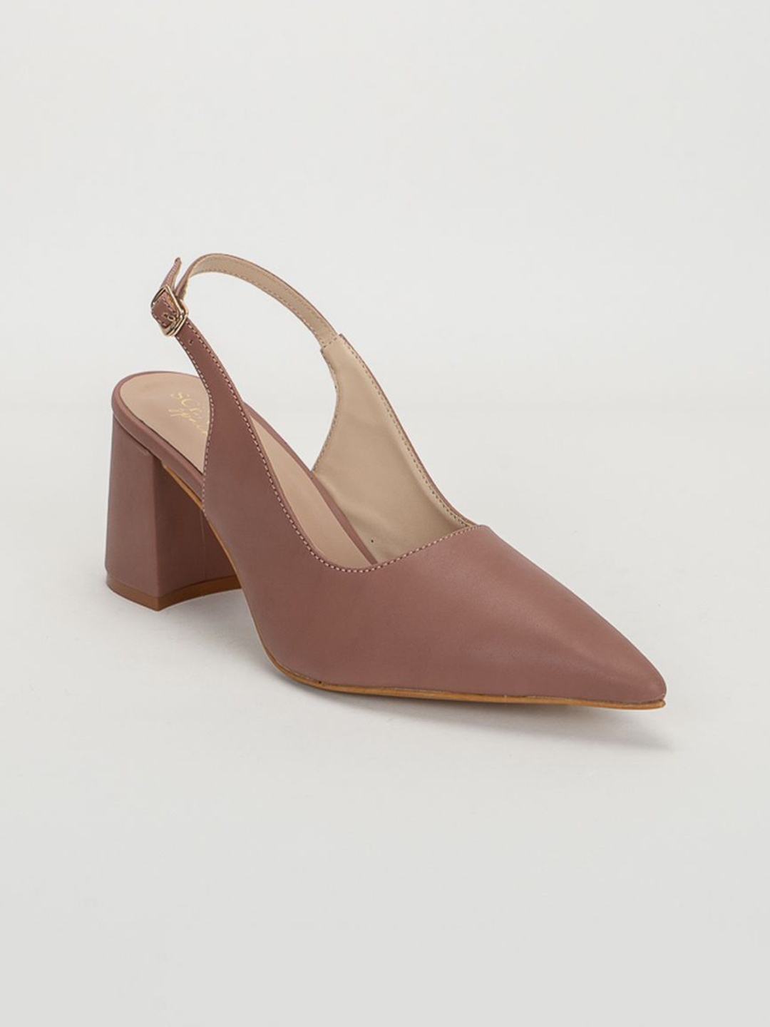 

SCENTRA Party Block Pumps, Nude