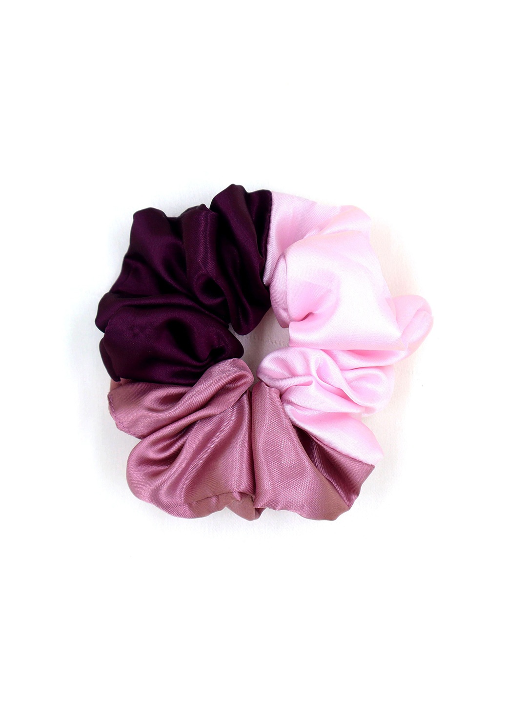 

KLIYARA Women Set of 2 Satin Scrunchies, Multi